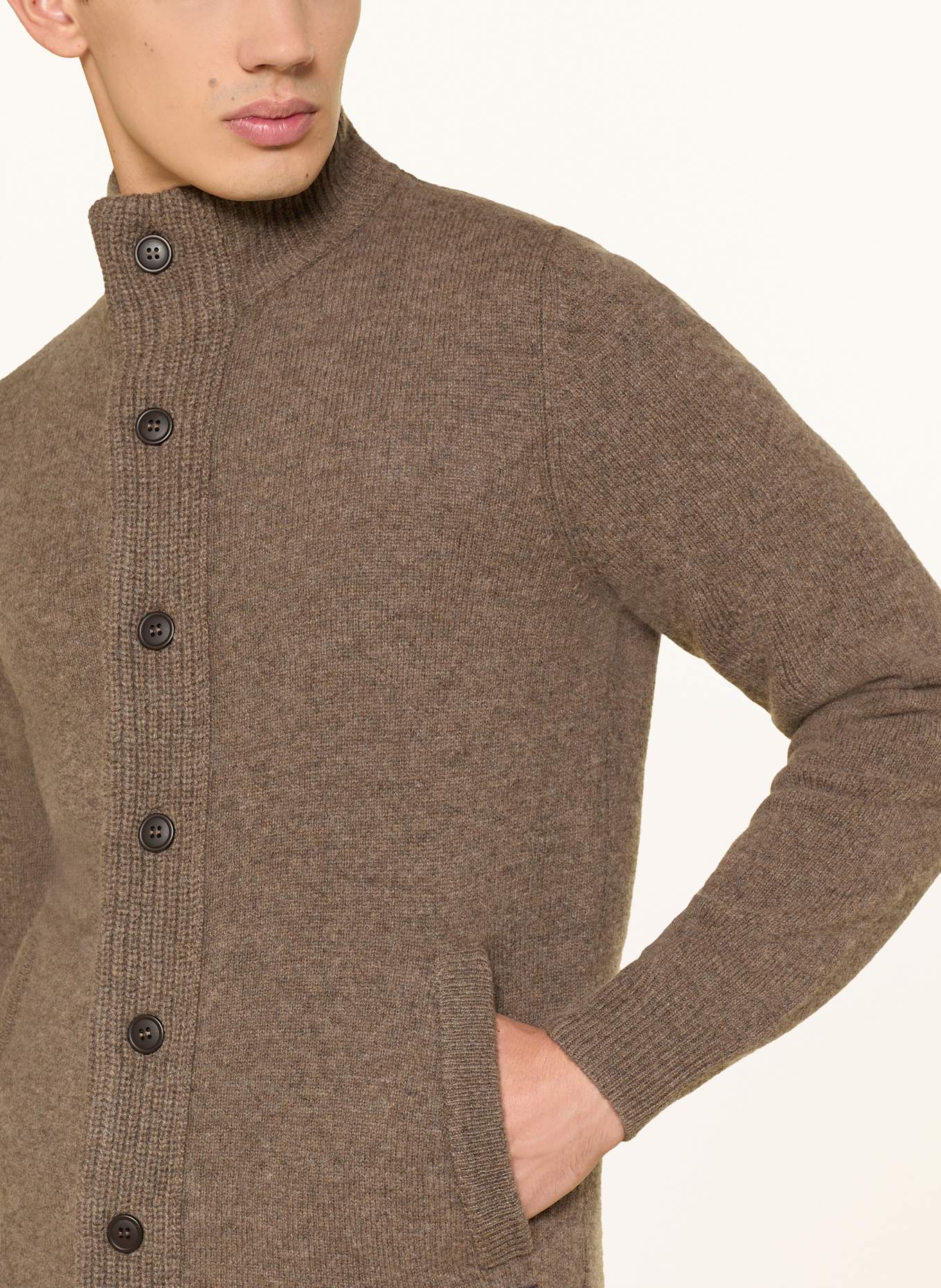 Barbour Strickjacke ESSENTIAL: BRAUN