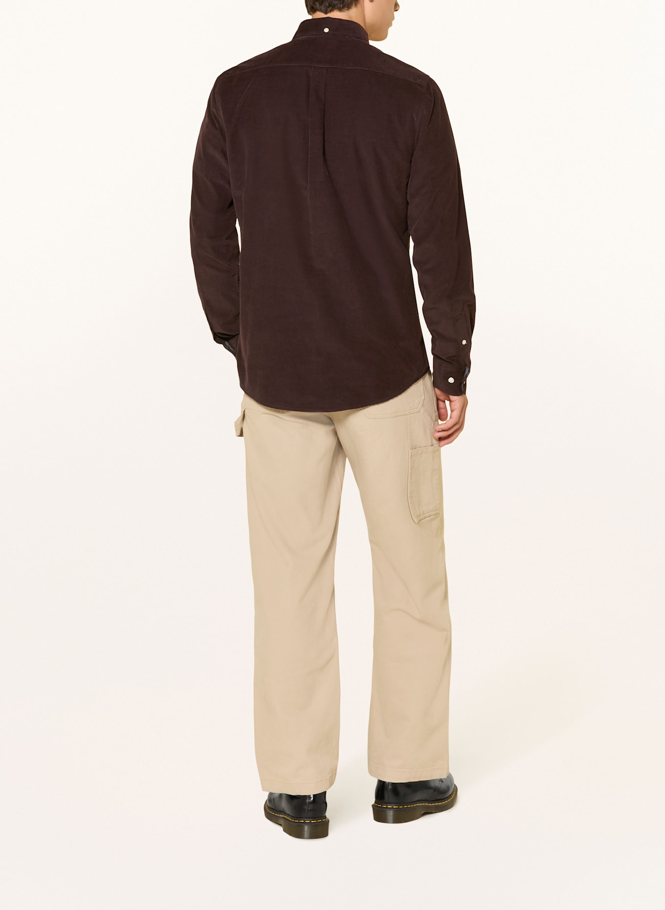 Barbour Cordhemd RAMSEY Tailored Fit: DUNKELBRAUN