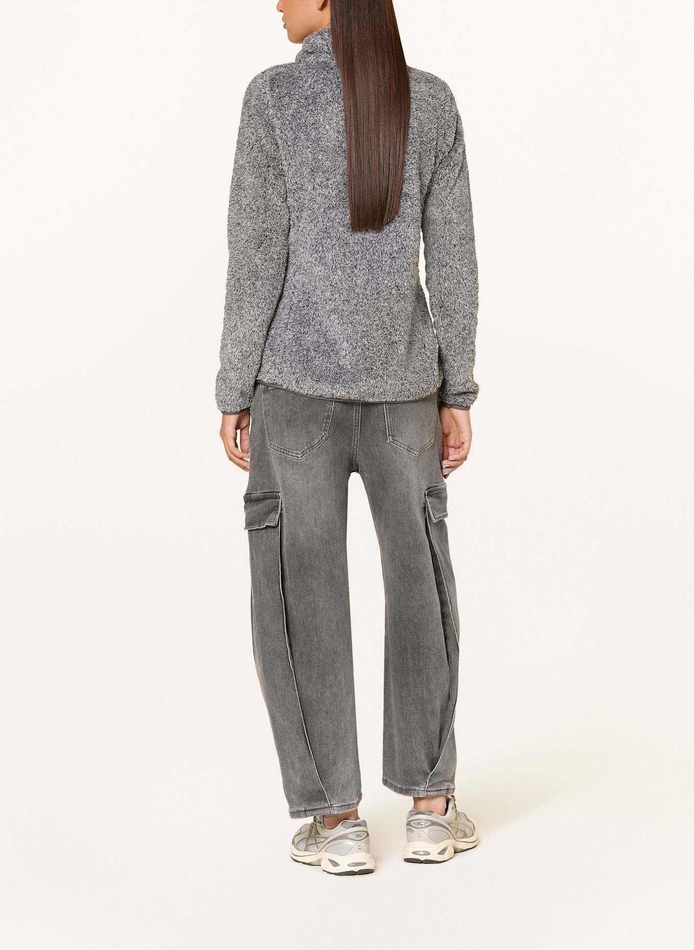 me°ru' Fleecejacke NARBONNE: GRAU