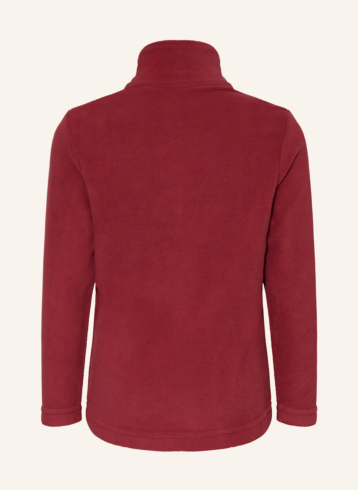 me°ru' Fleece-Troyer MOTUEKA: DUNKELROT