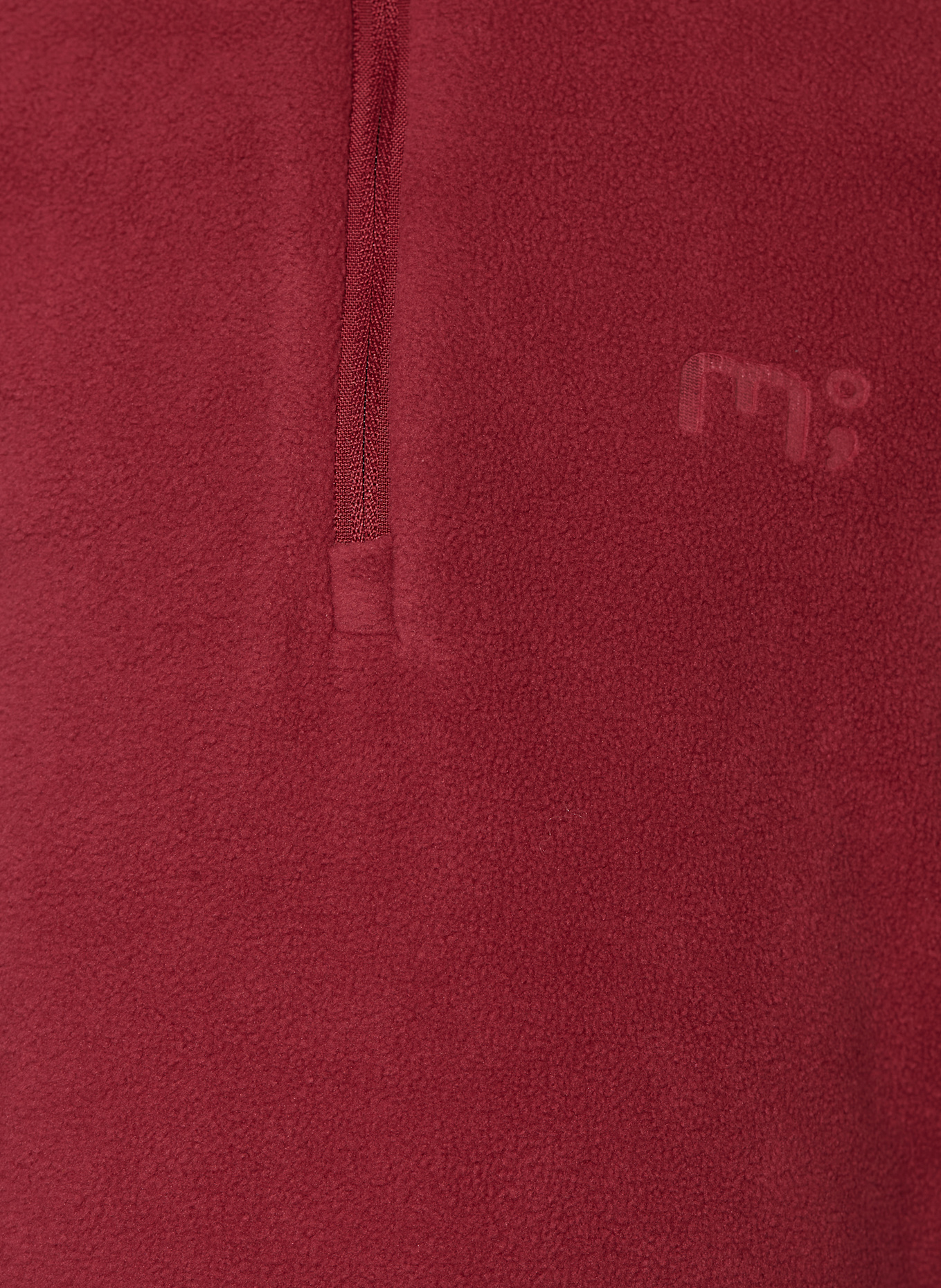 me°ru' Fleece-Troyer MOTUEKA: DUNKELROT