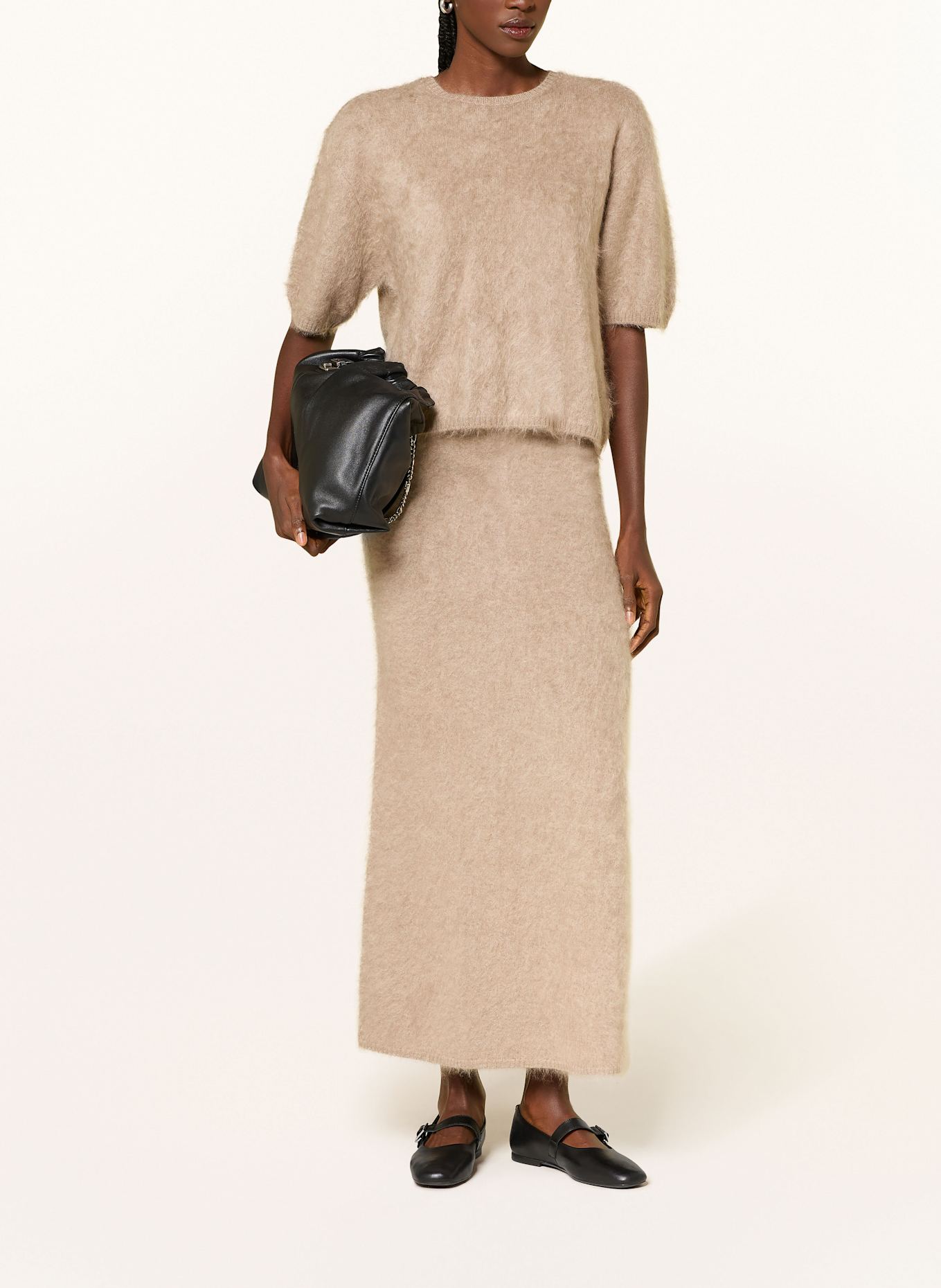 ALMADA LABEL Strickshirt FEI aus Cashmere: BEIGE