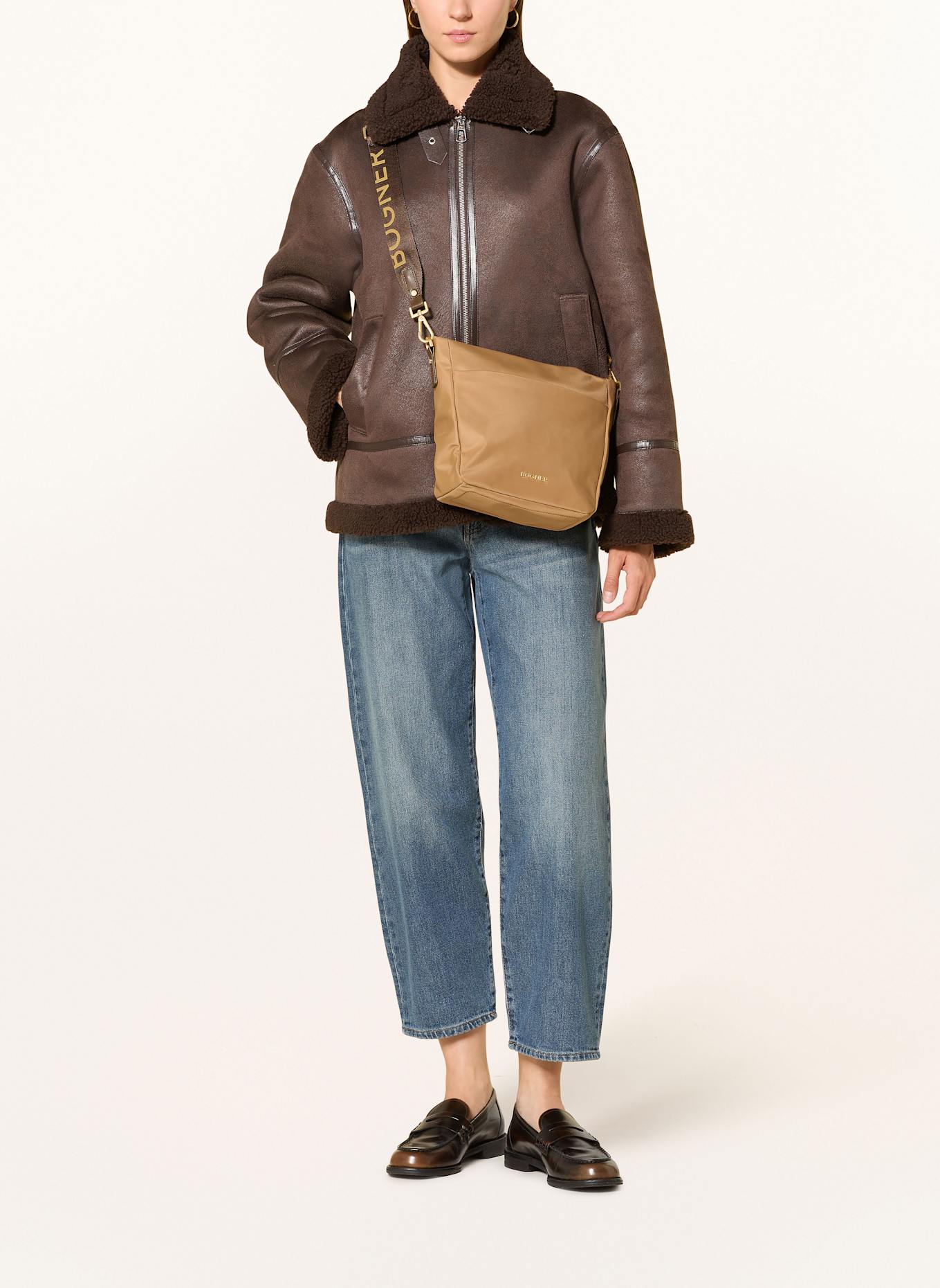 BOGNER Umhängetasche KLOSTERS NEVE JUNA: CAMEL