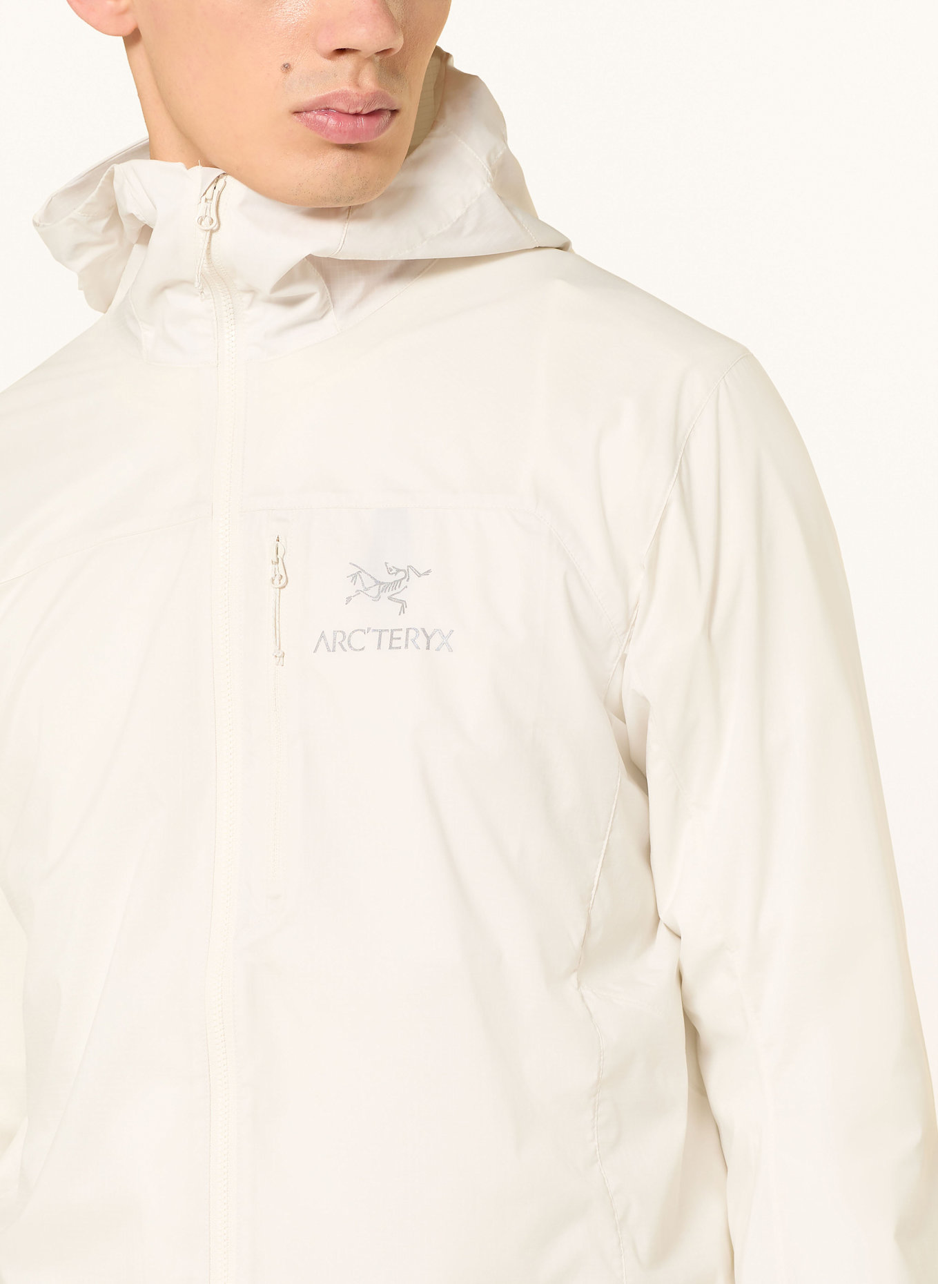 ARC'TERYX Wiatrówka SQUAMISH HOODY kolor biały