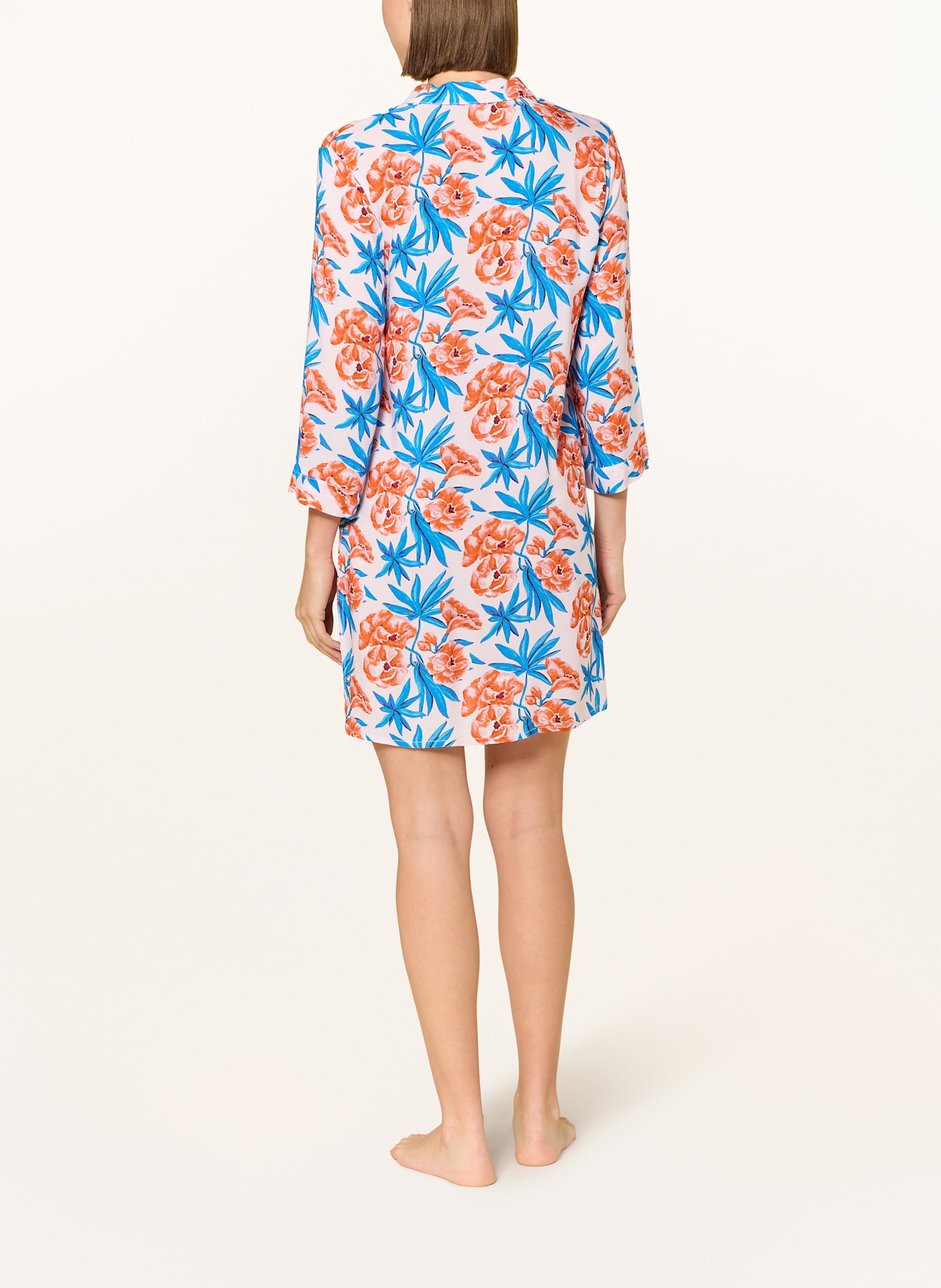 CHANTELLE Overhemdjurk PASSIONATE: ROSE CLAIR / TURQUOISE / ORANJE