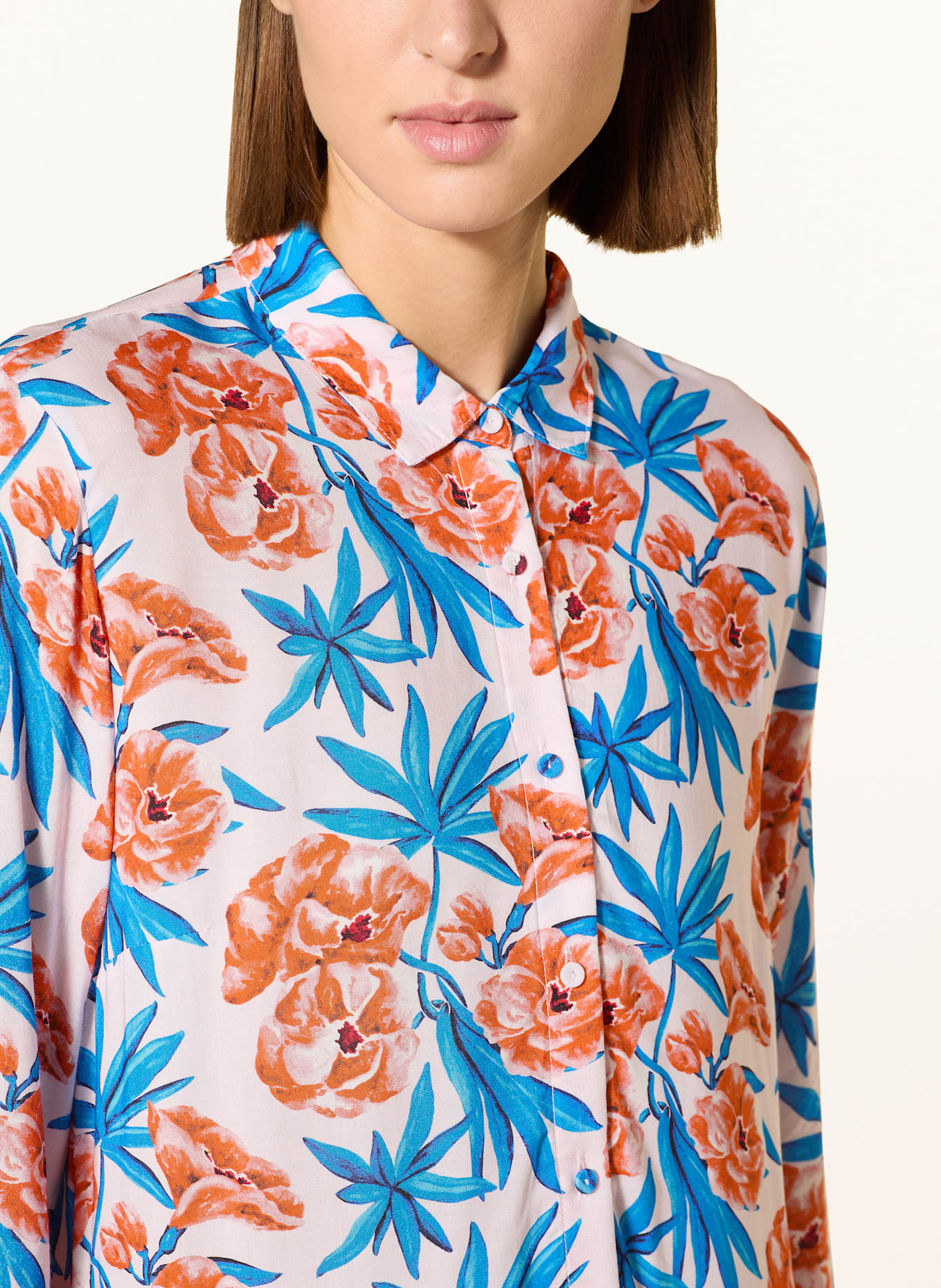 CHANTELLE Overhemdjurk PASSIONATE: ROSE CLAIR / TURQUOISE / ORANJE