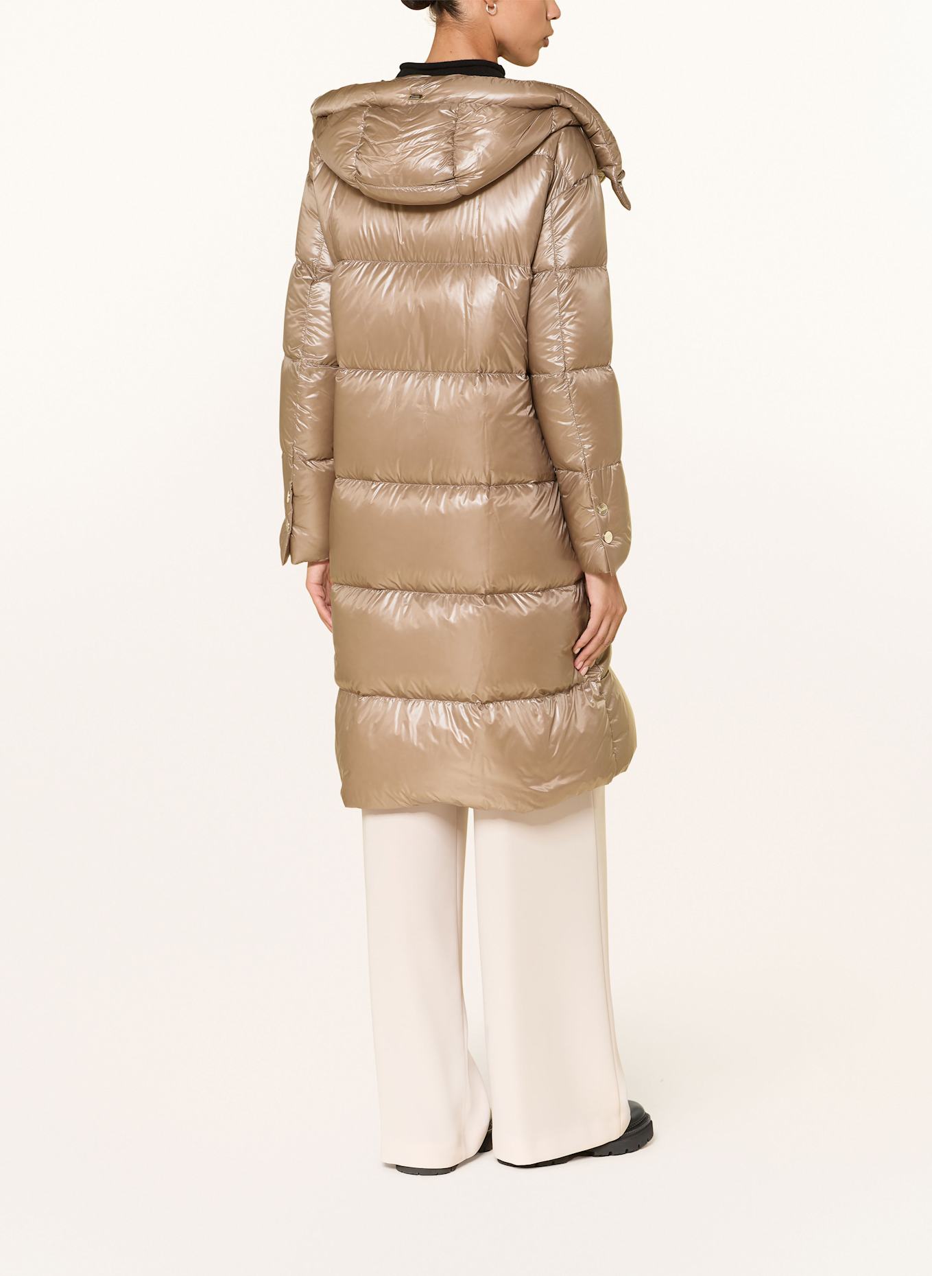 HERNO Daunenmantel: BEIGE