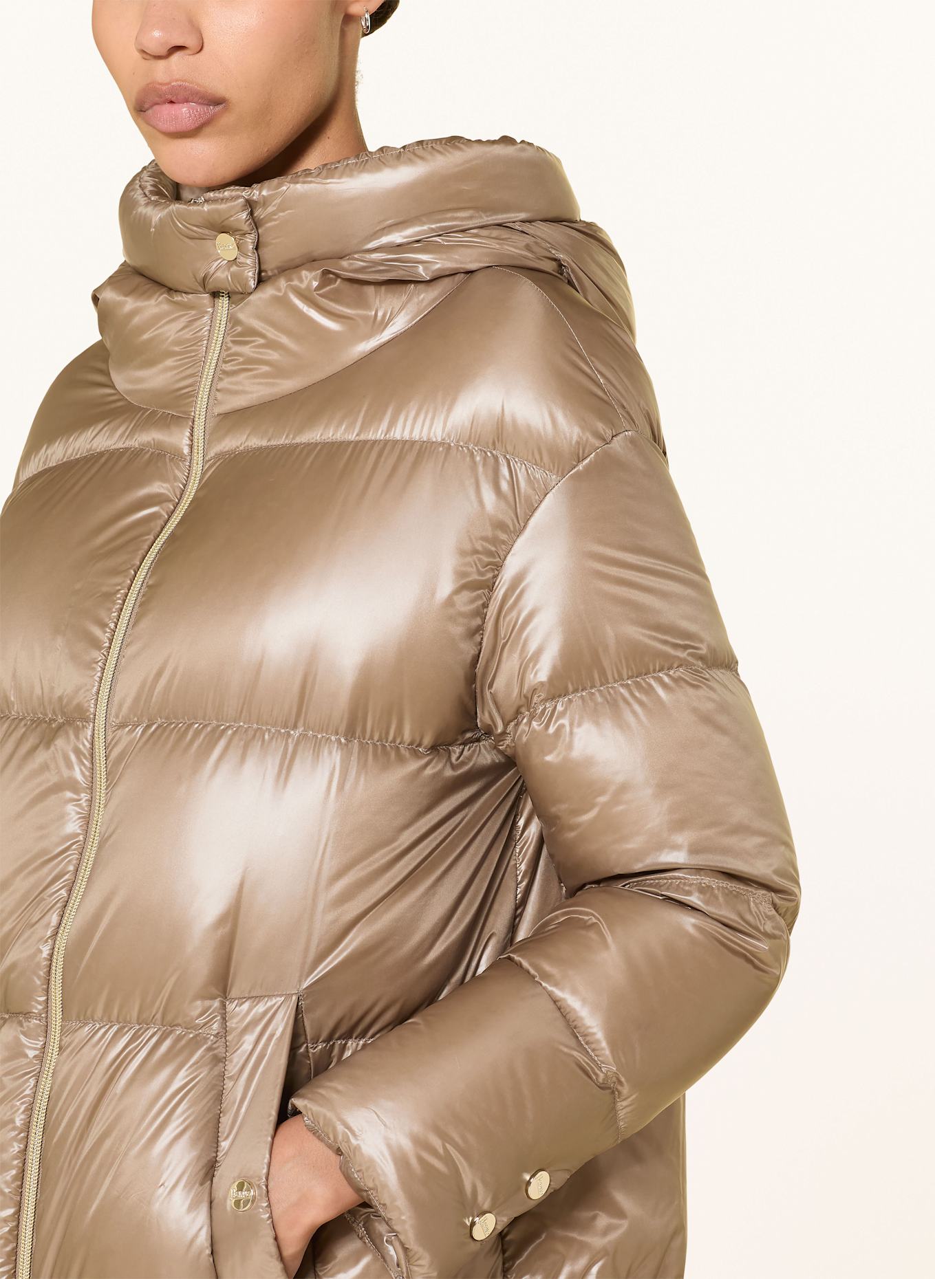 HERNO Daunenmantel: BEIGE