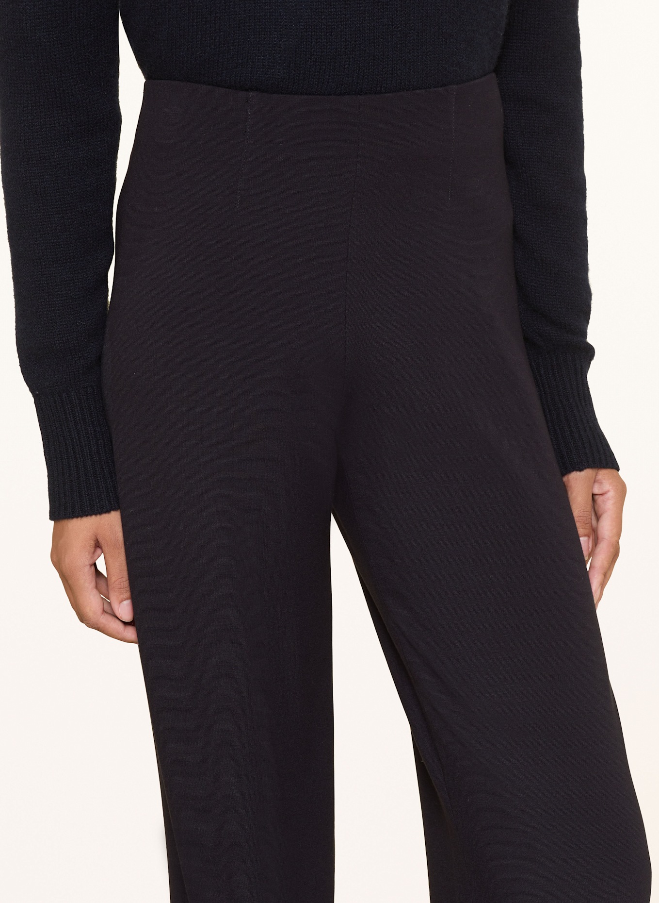 SEDUCTIVE Marlenehose KIMBERLY aus Jersey: DUNKELBLAU