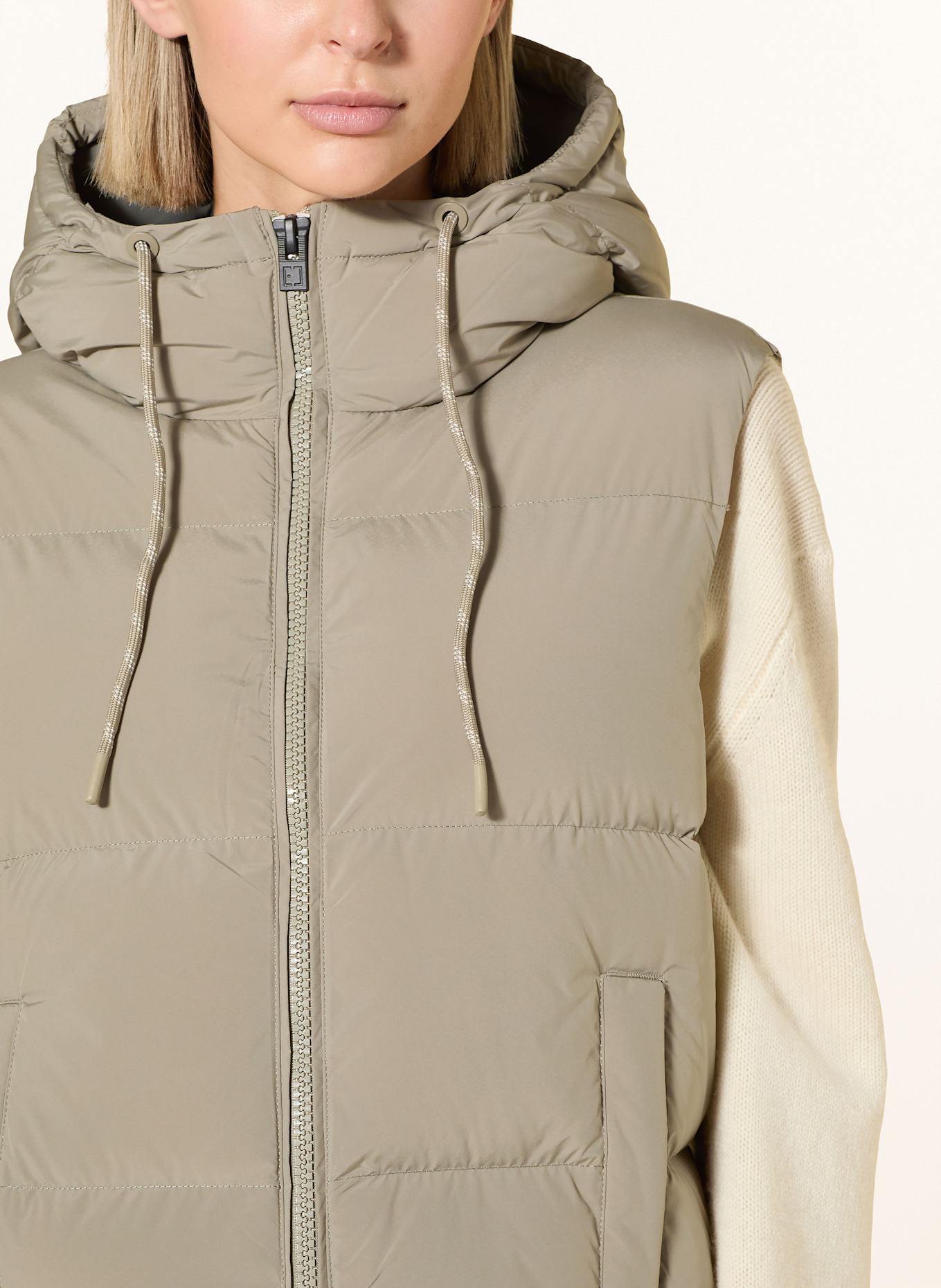 ELBSAND Steppweste TARI: HELLGRÜN