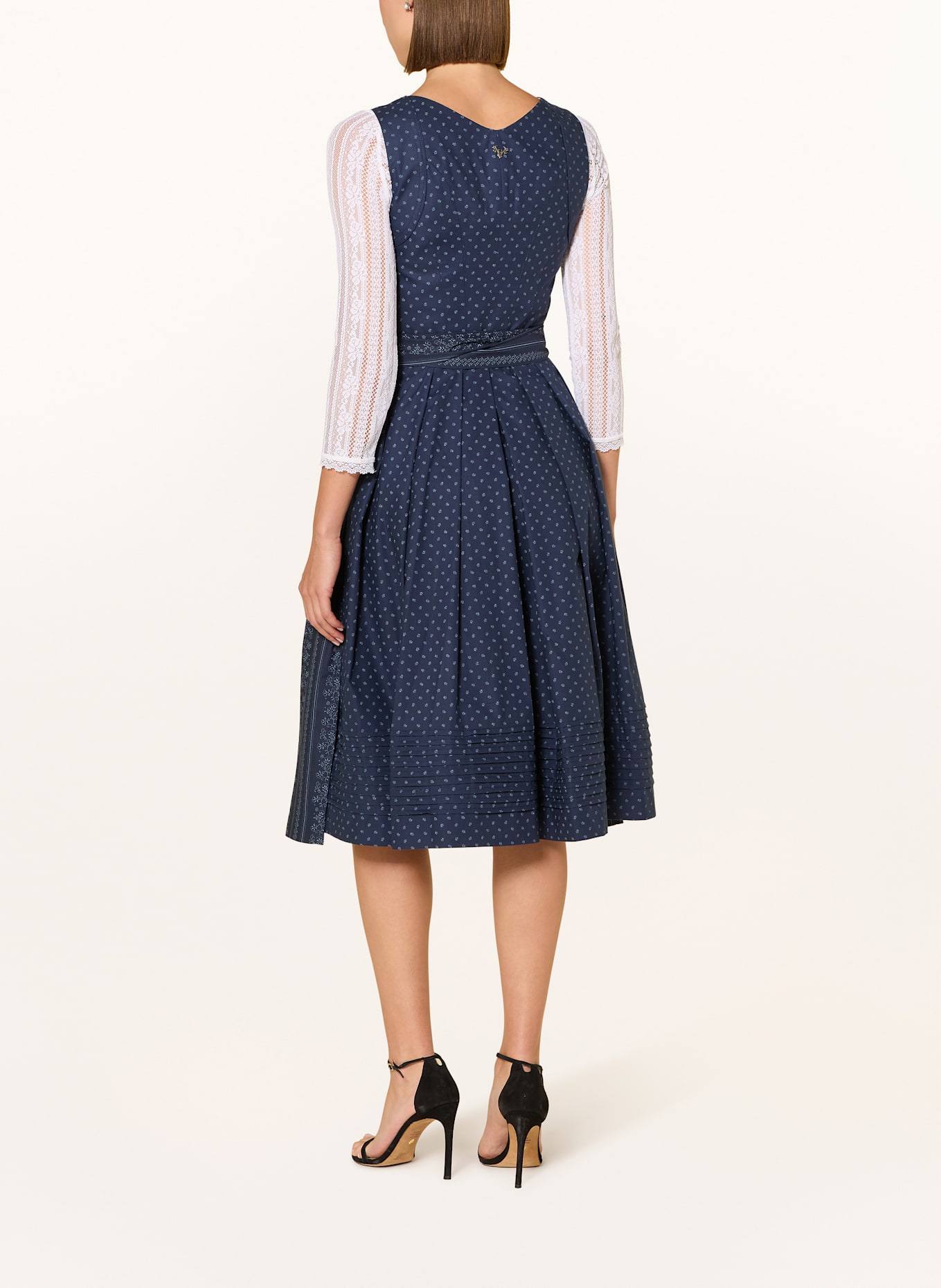 CocoVero Dirndl HERMINE: DUNKELBLAU / HELLBLAU