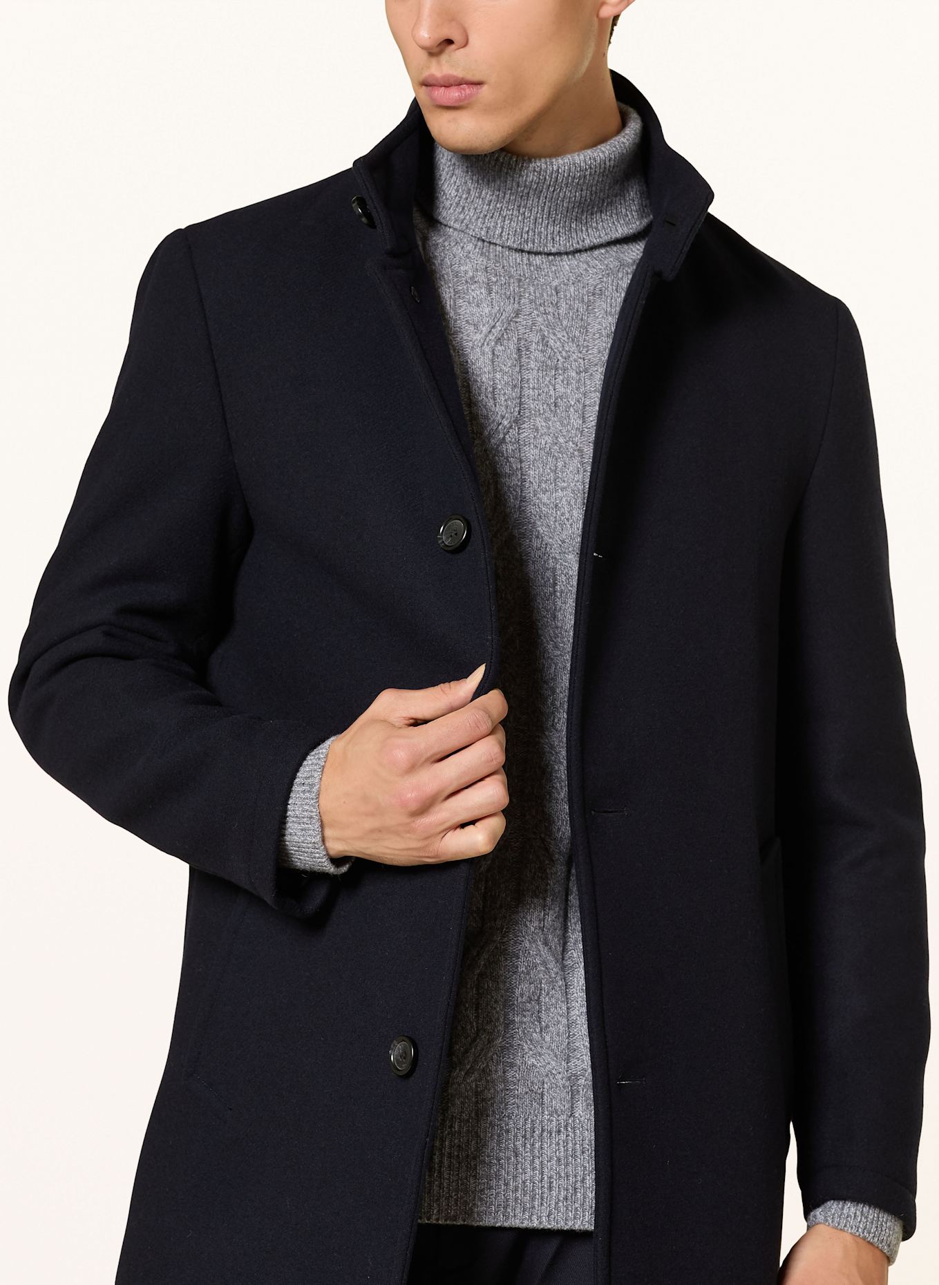 DIGEL Mantel DELRAY: DUNKELBLAU