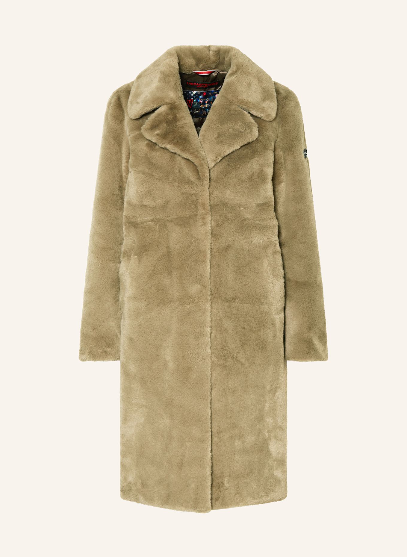 FRIEDA & FREDDIES Kunstfell-Mantel MOONRIVER: BEIGE