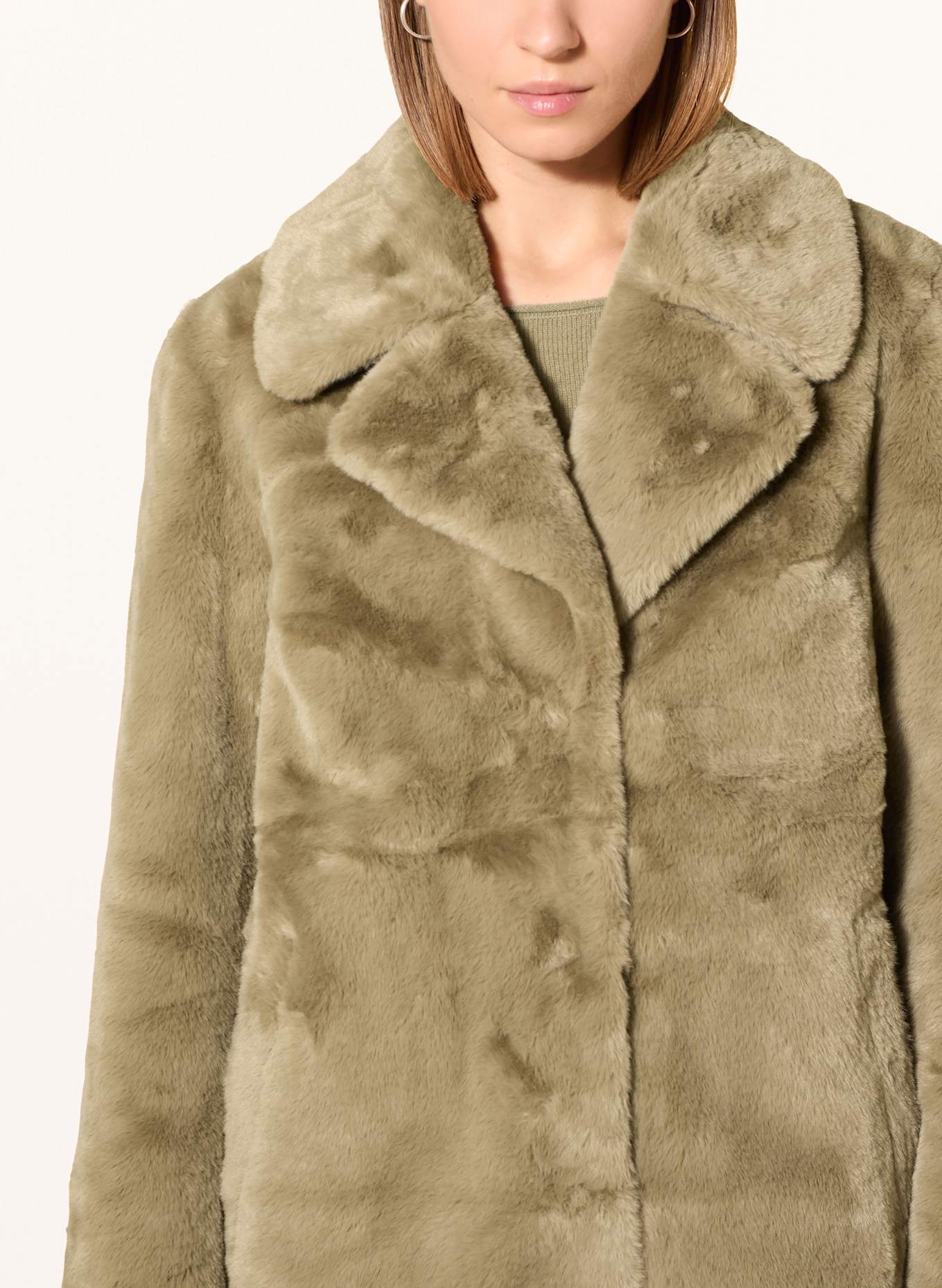 FRIEDA & FREDDIES Kunstfell-Mantel MOONRIVER: BEIGE