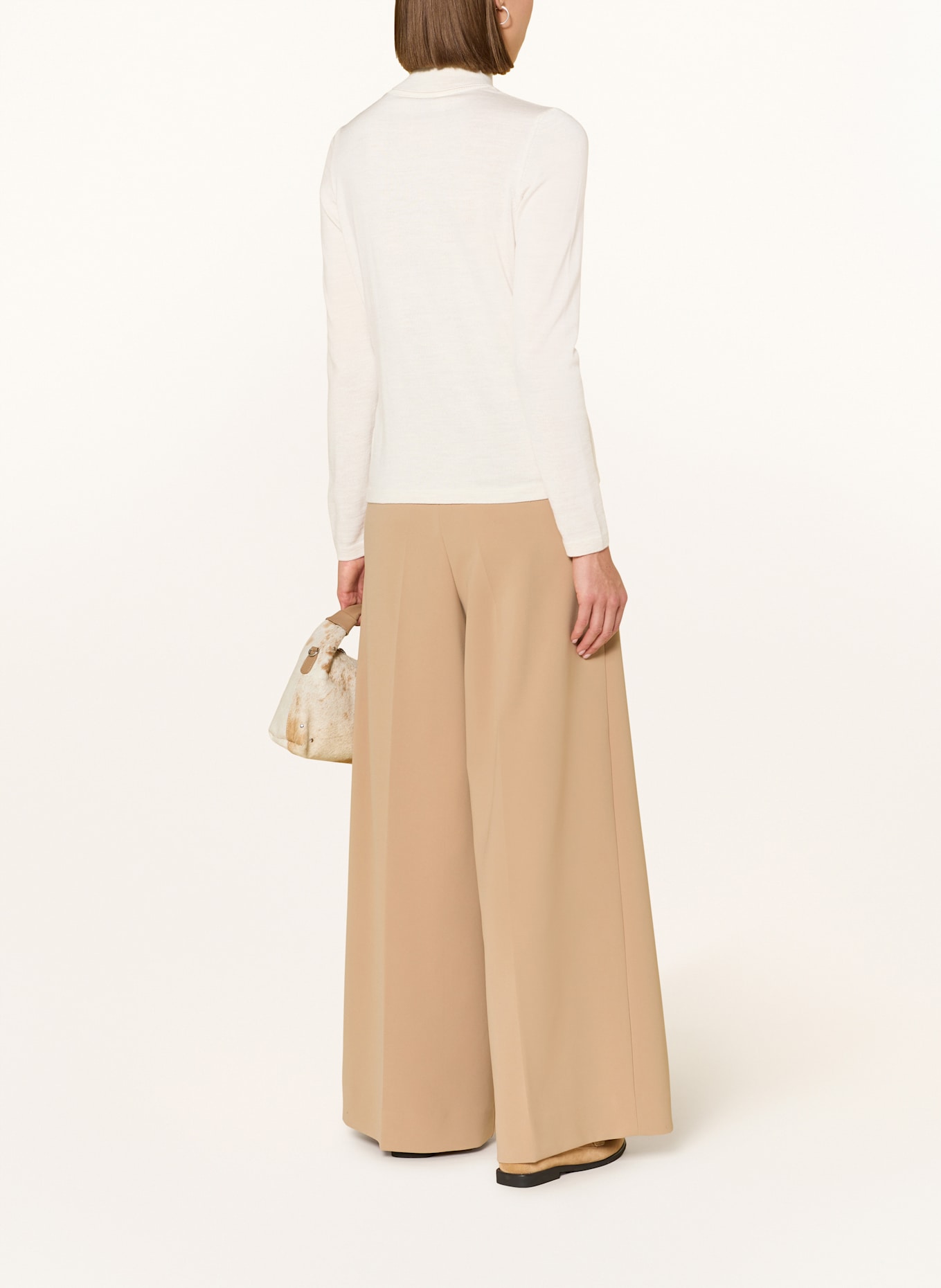 MAERZ MUENCHEN Rollkragenpullover: ECRU