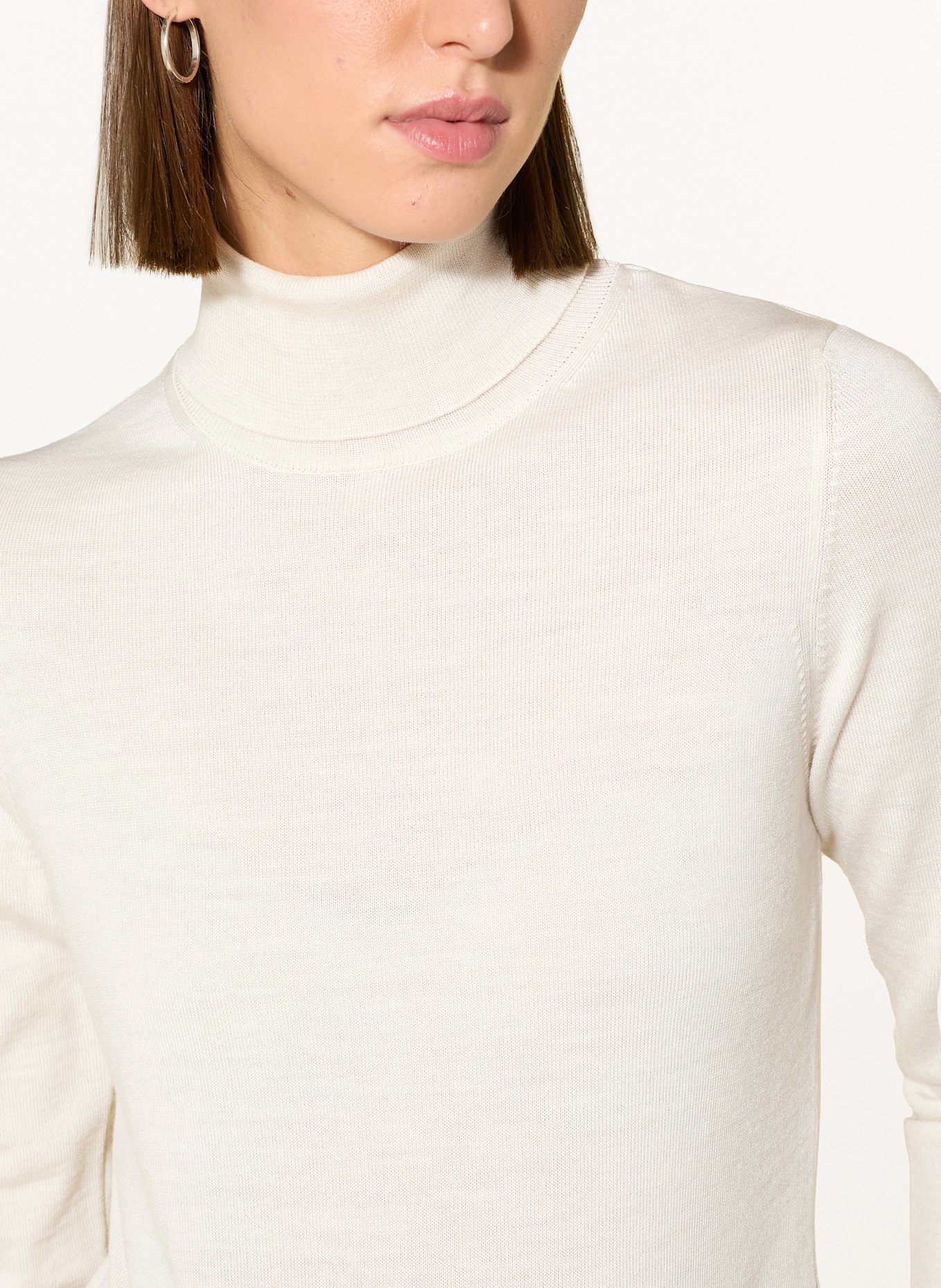 MAERZ MUENCHEN Rollkragenpullover: ECRU