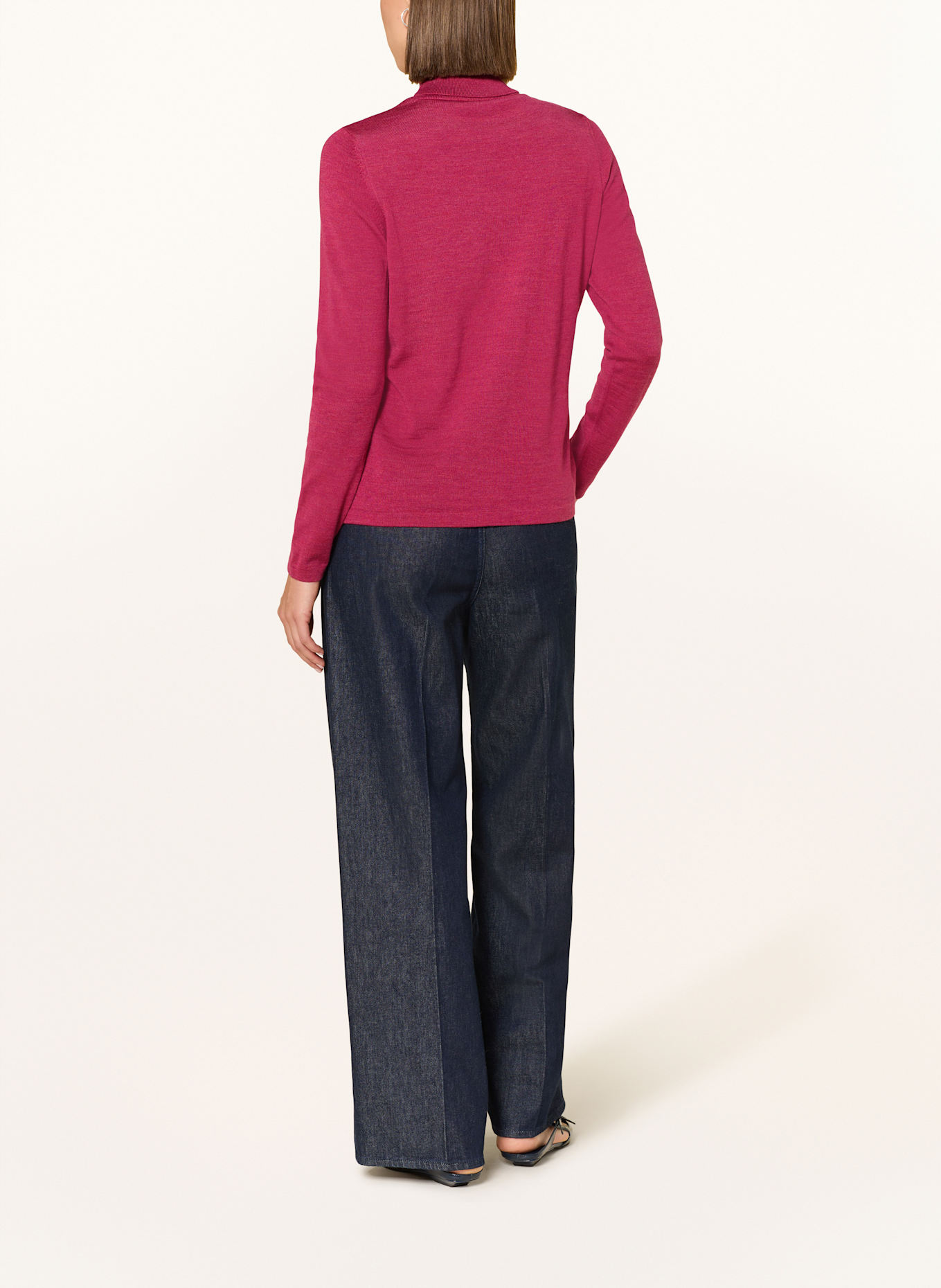 MAERZ MUENCHEN Rollkragenpullover: DUNKELROT