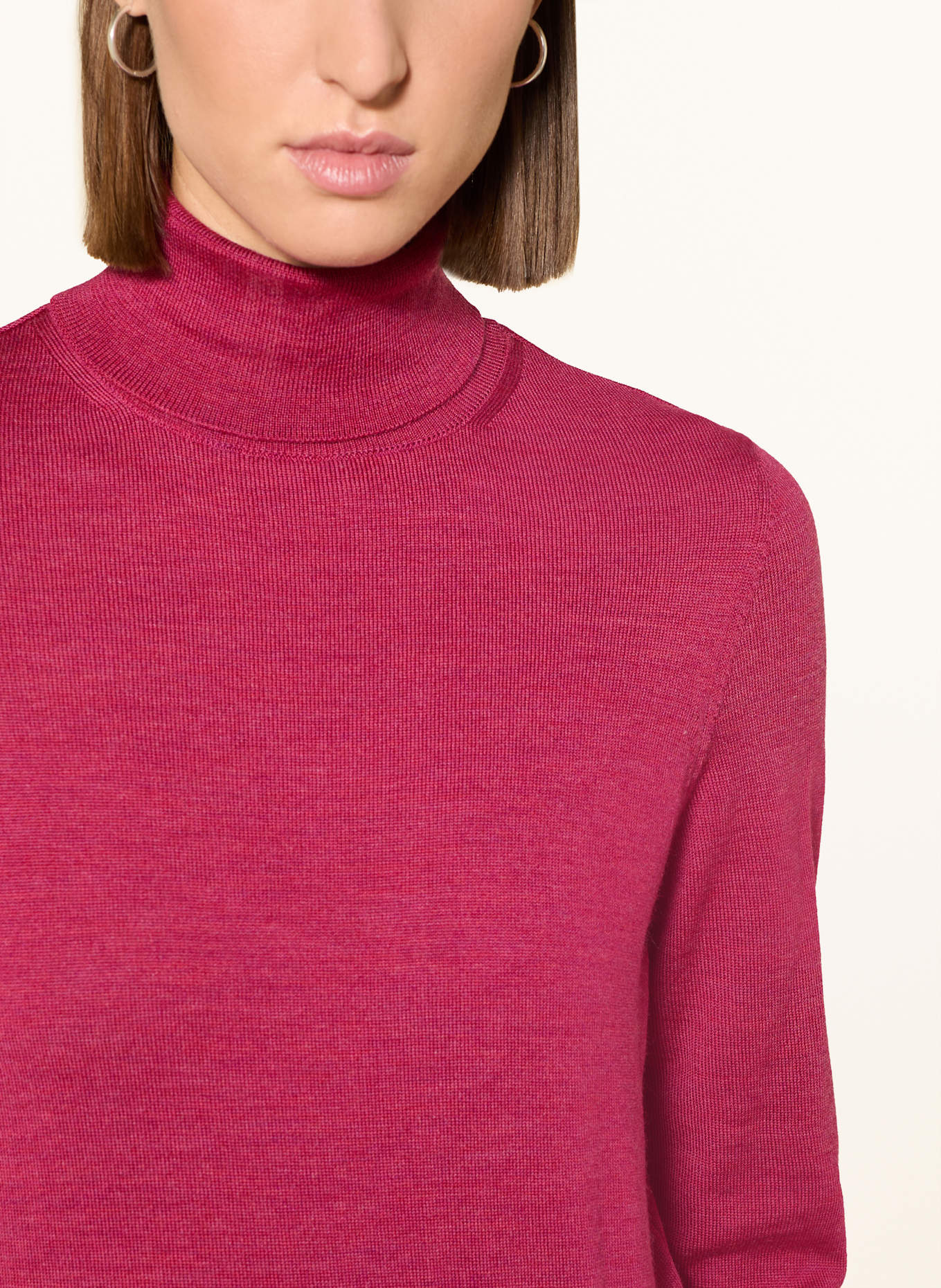 MAERZ MUENCHEN Rollkragenpullover: DUNKELROT