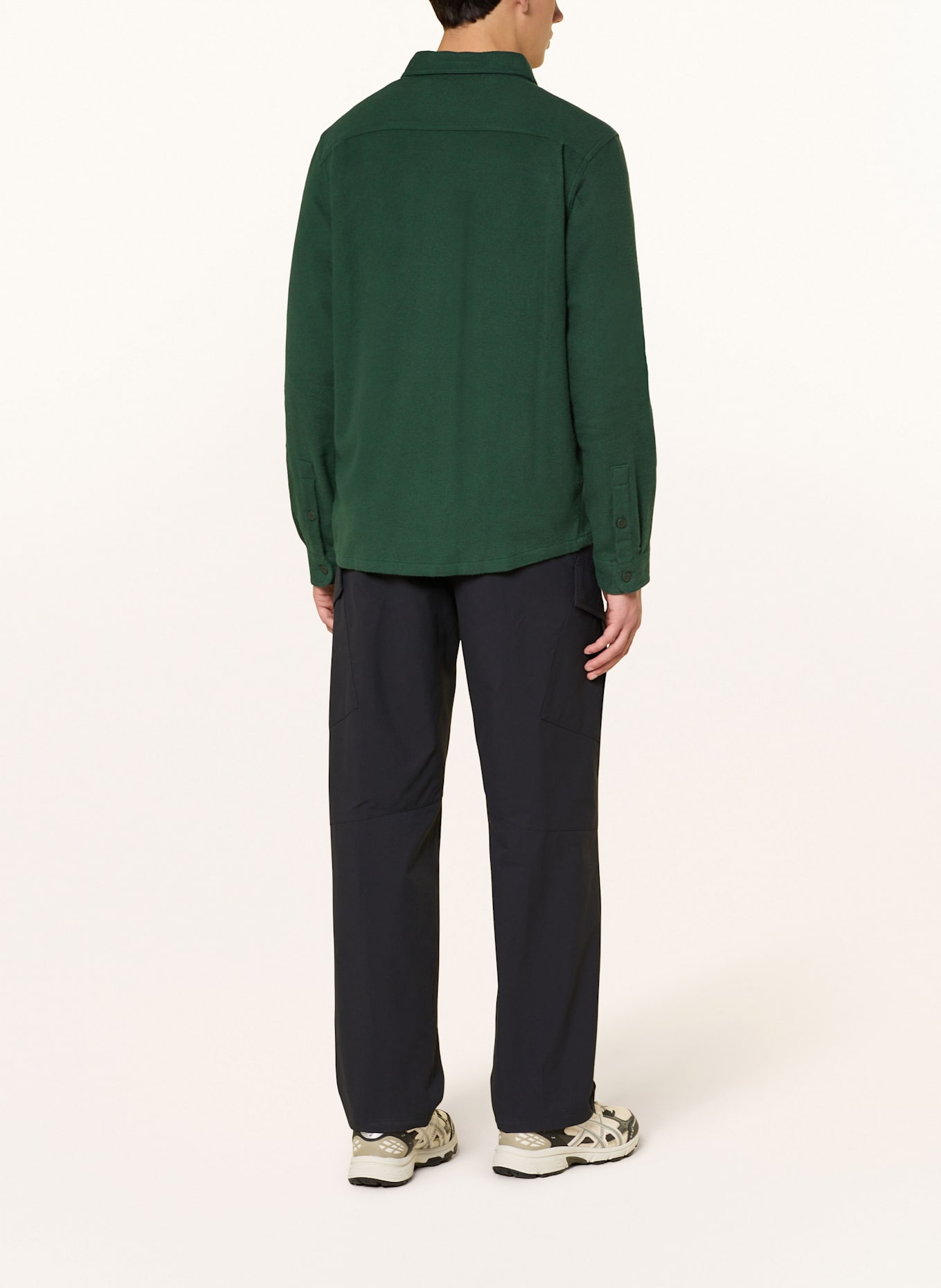 patagonia Outdoorhemd FJORD Comfort Fit: DONKERGROEN