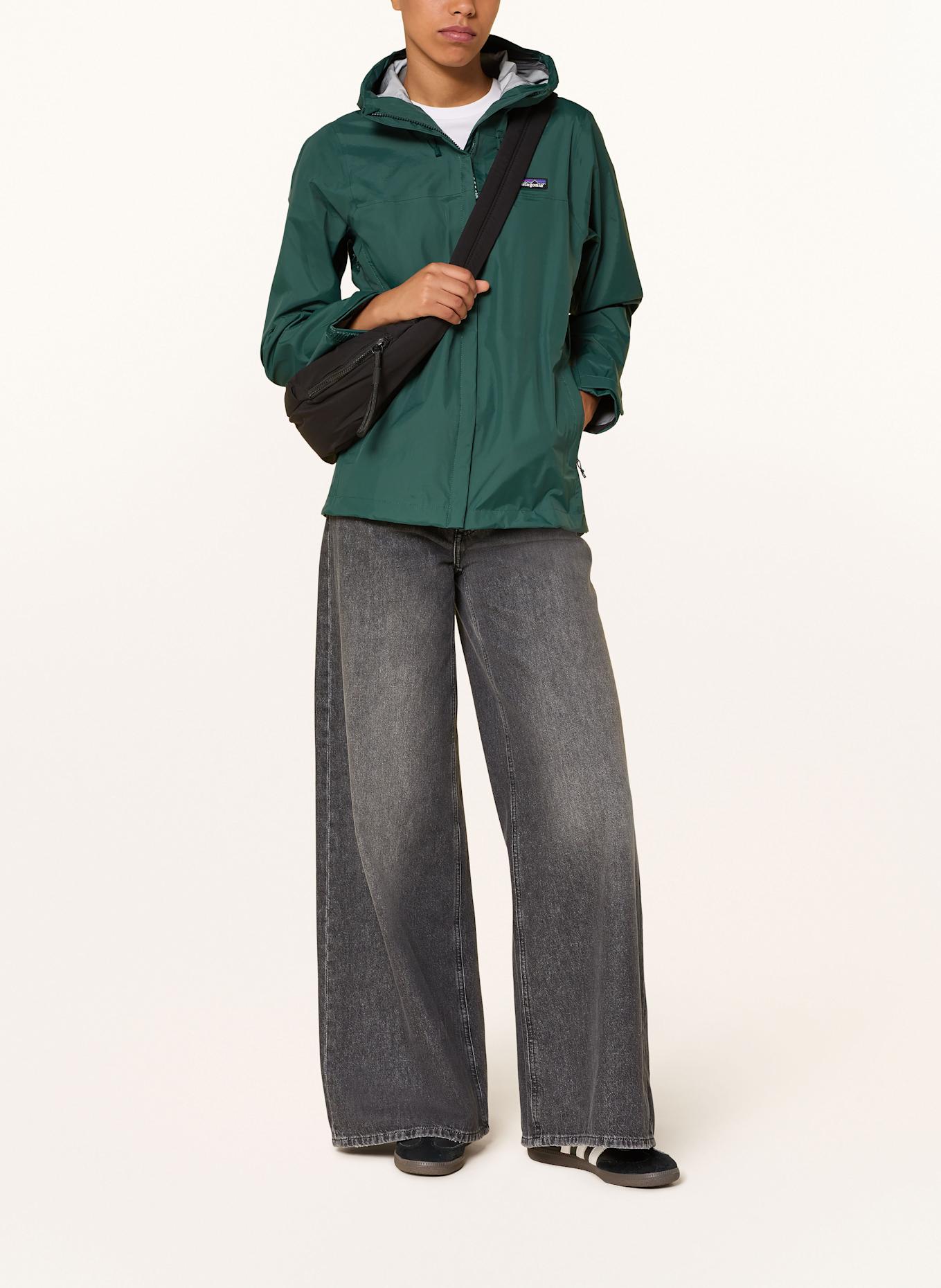 patagonia Functionele jas TORRENTSHELL: DONKERGROEN