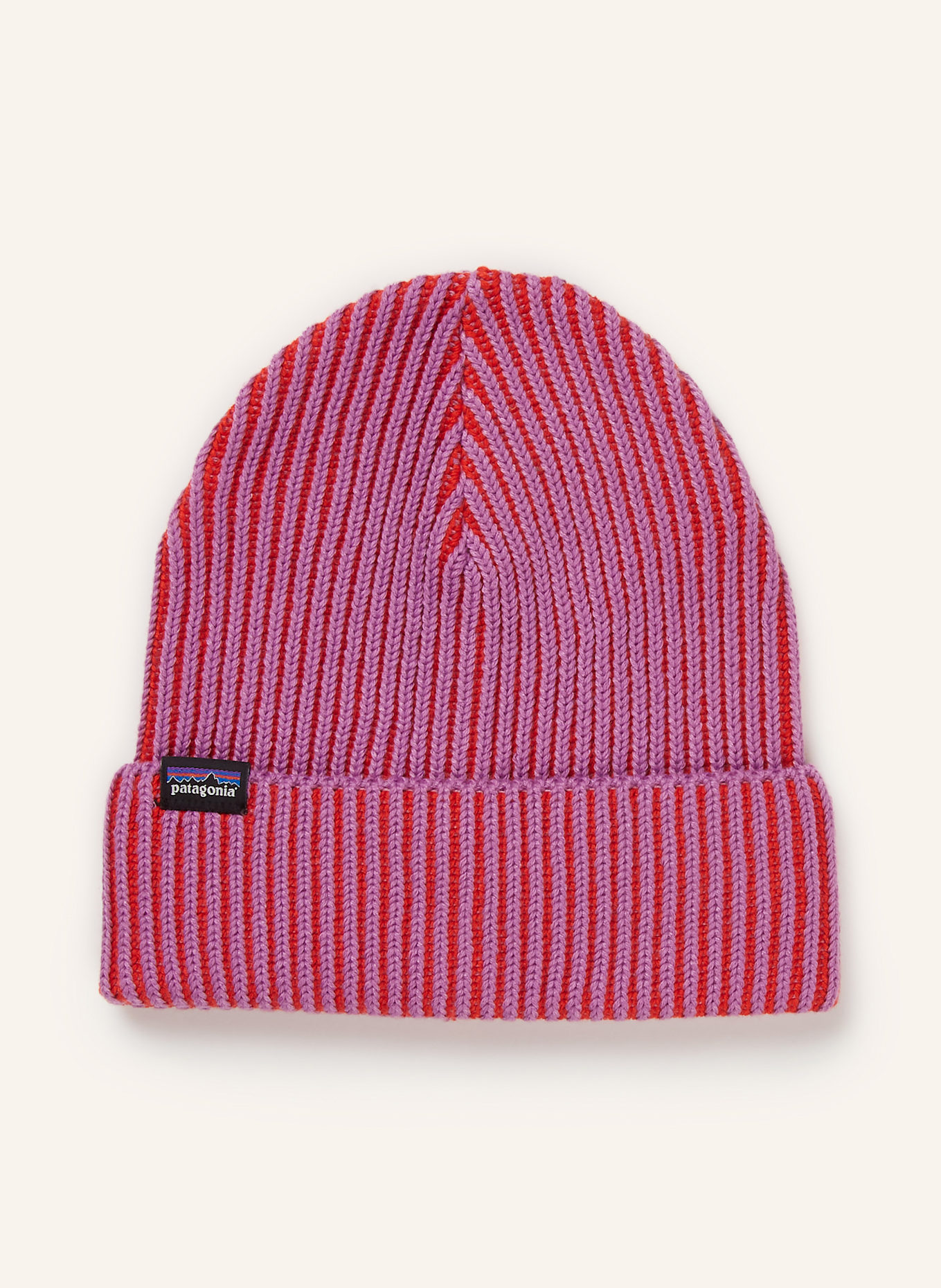 patagonia Čepice FISHERMAN'S ROLLED: ČERVENÁ / RŮŽOVÁ