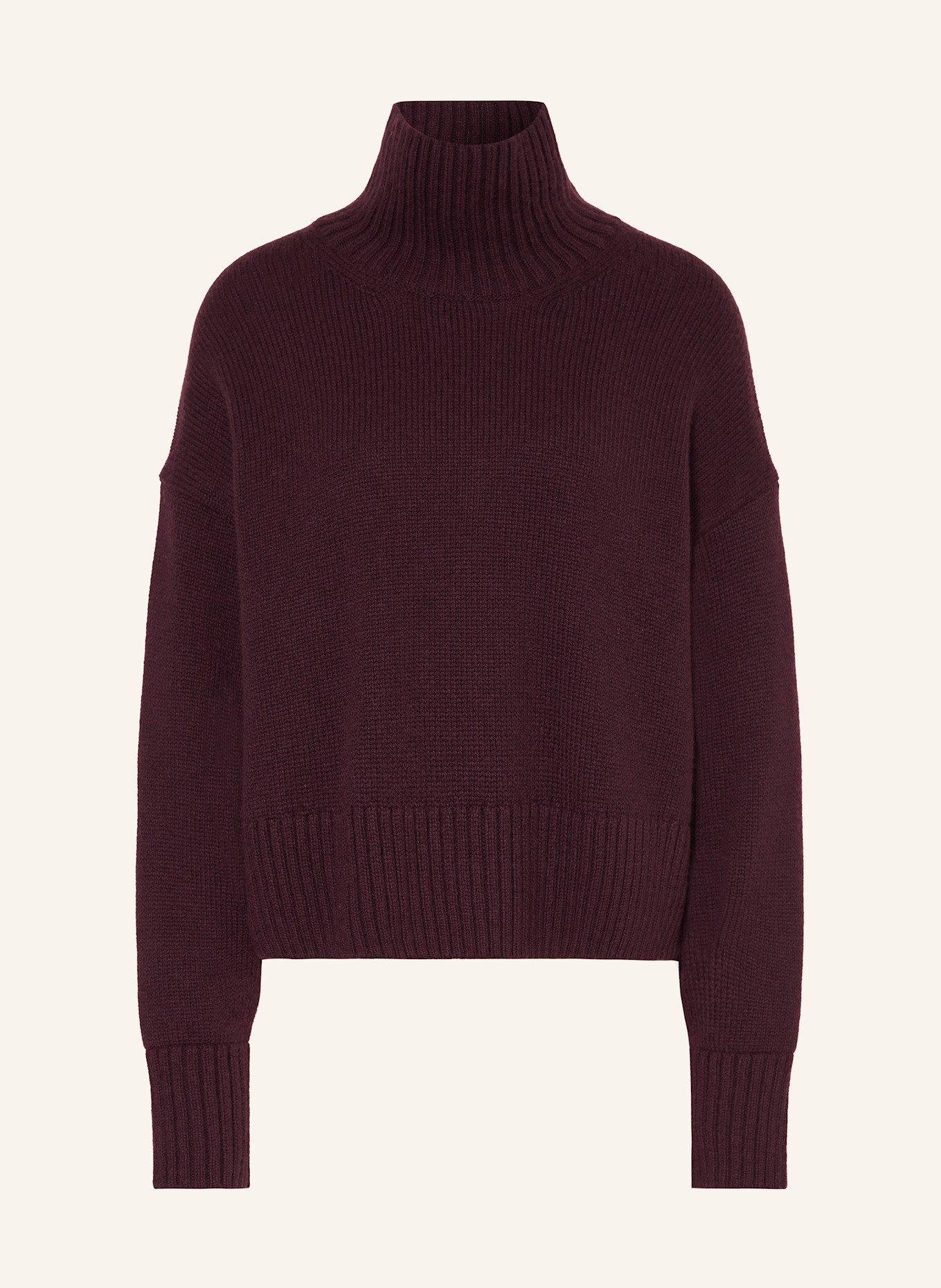 LANIUS Oversized-Pullover: DUNKELROT