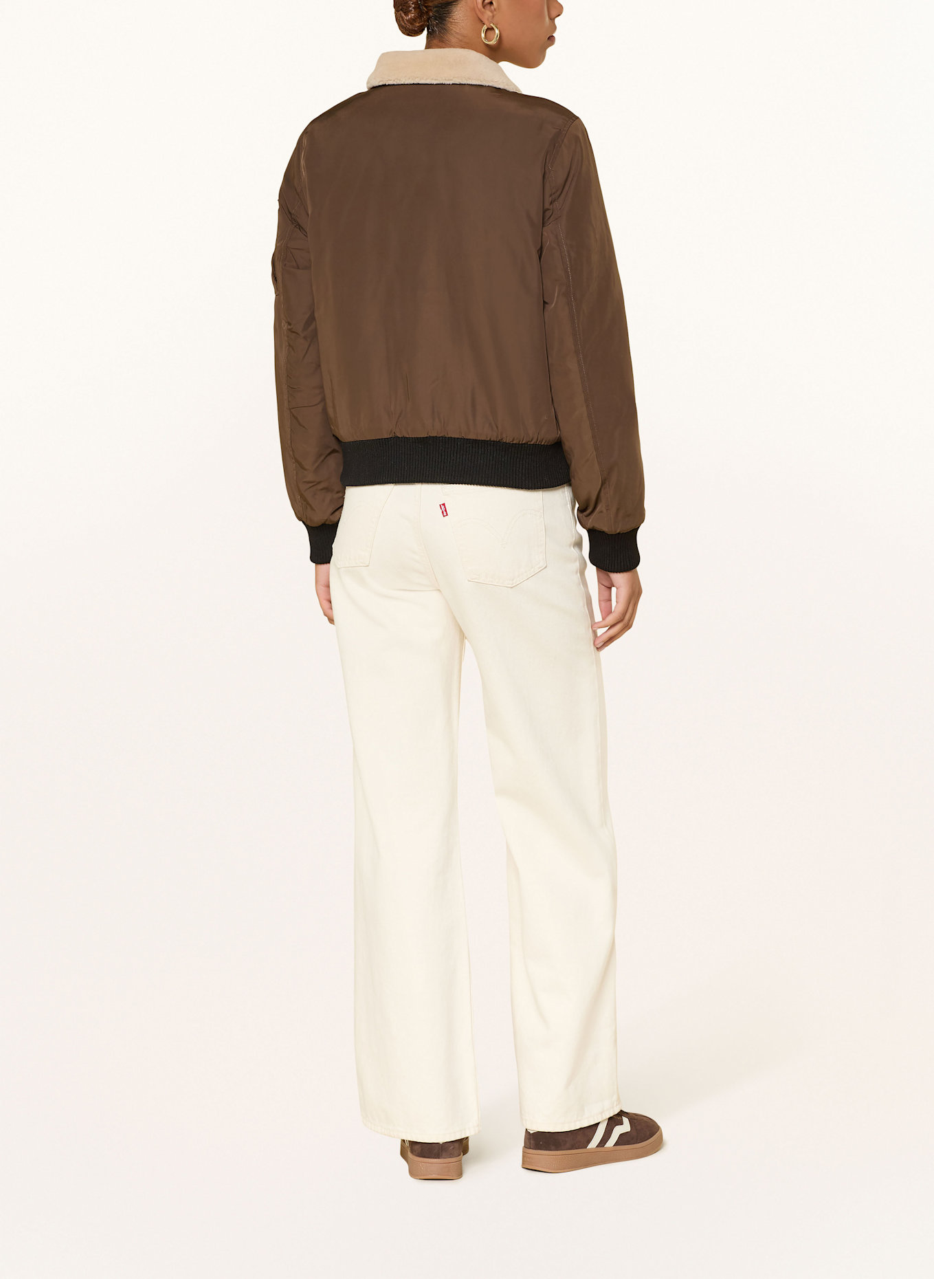 BOMBERS ORIGINAL Blouson BARCELONE: BRAUN