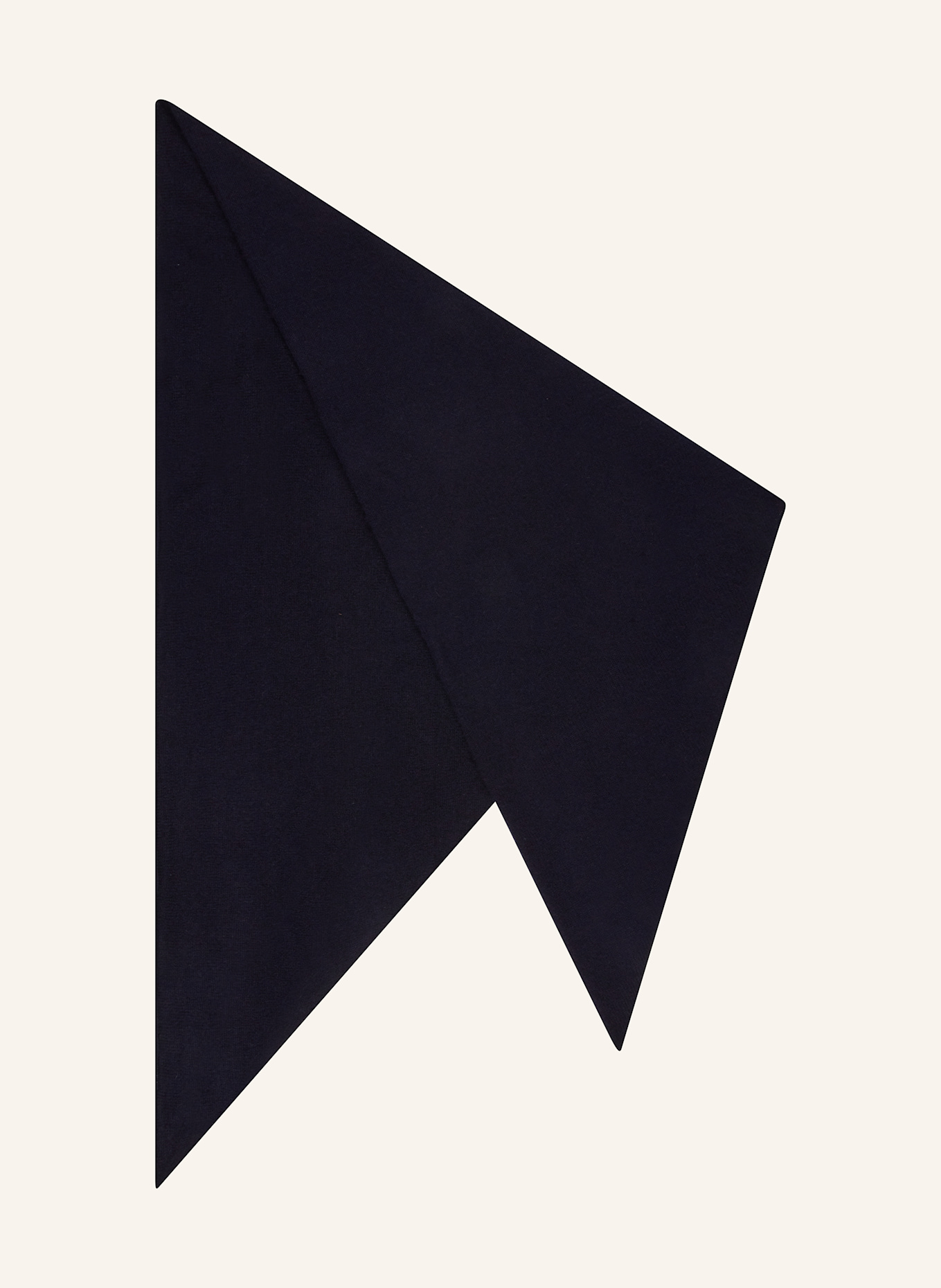 S.MARLON Dreieckstuch aus Cashmere: DUNKELBLAU