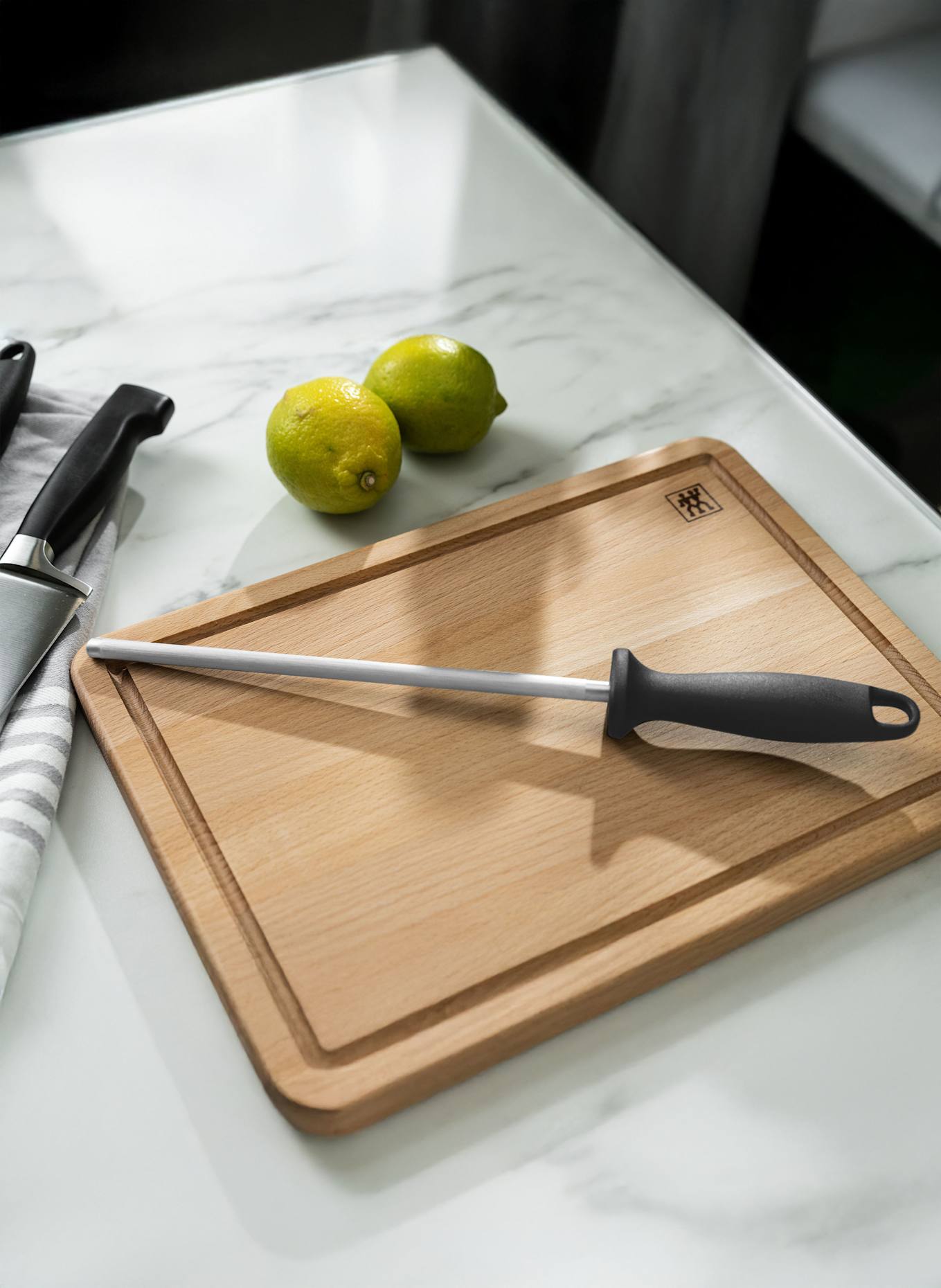 ZWILLING Wetzstahl: SILBER / SCHWARZ