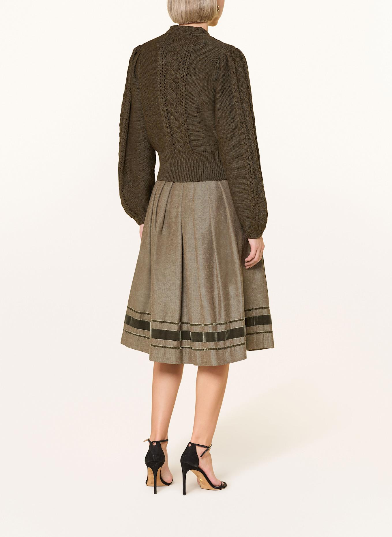 Gottseidank Strickjanker LEA aus Merinowolle: DUNKELGRÜN