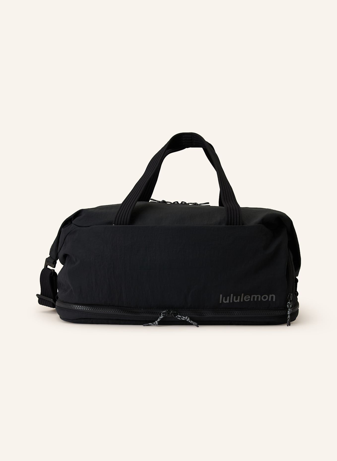 lululemon Gym bag: BLACK / DARK GRAY