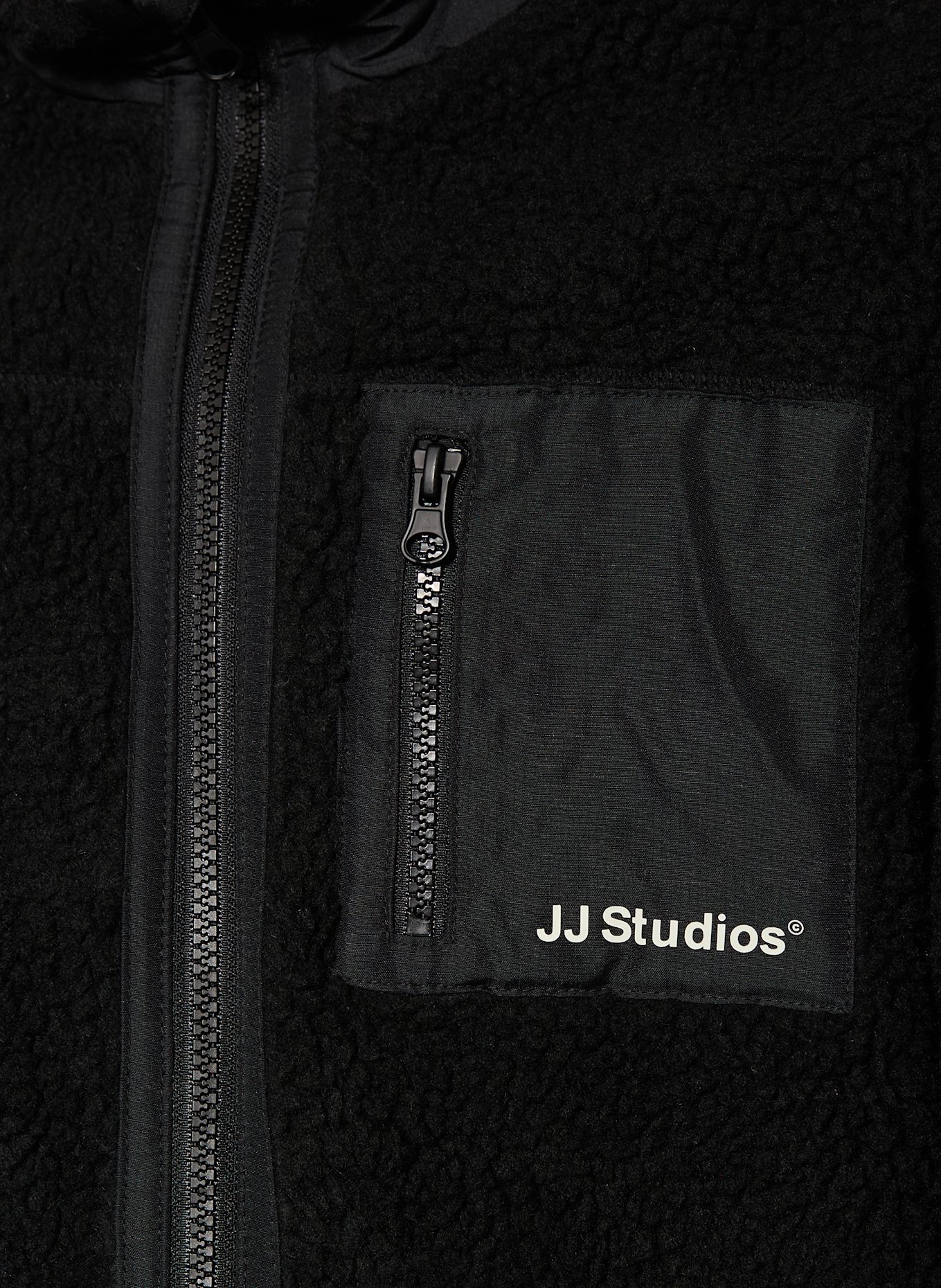 JACK&JONES Teddyfell-Jacke JJESOHO: SCHWARZ