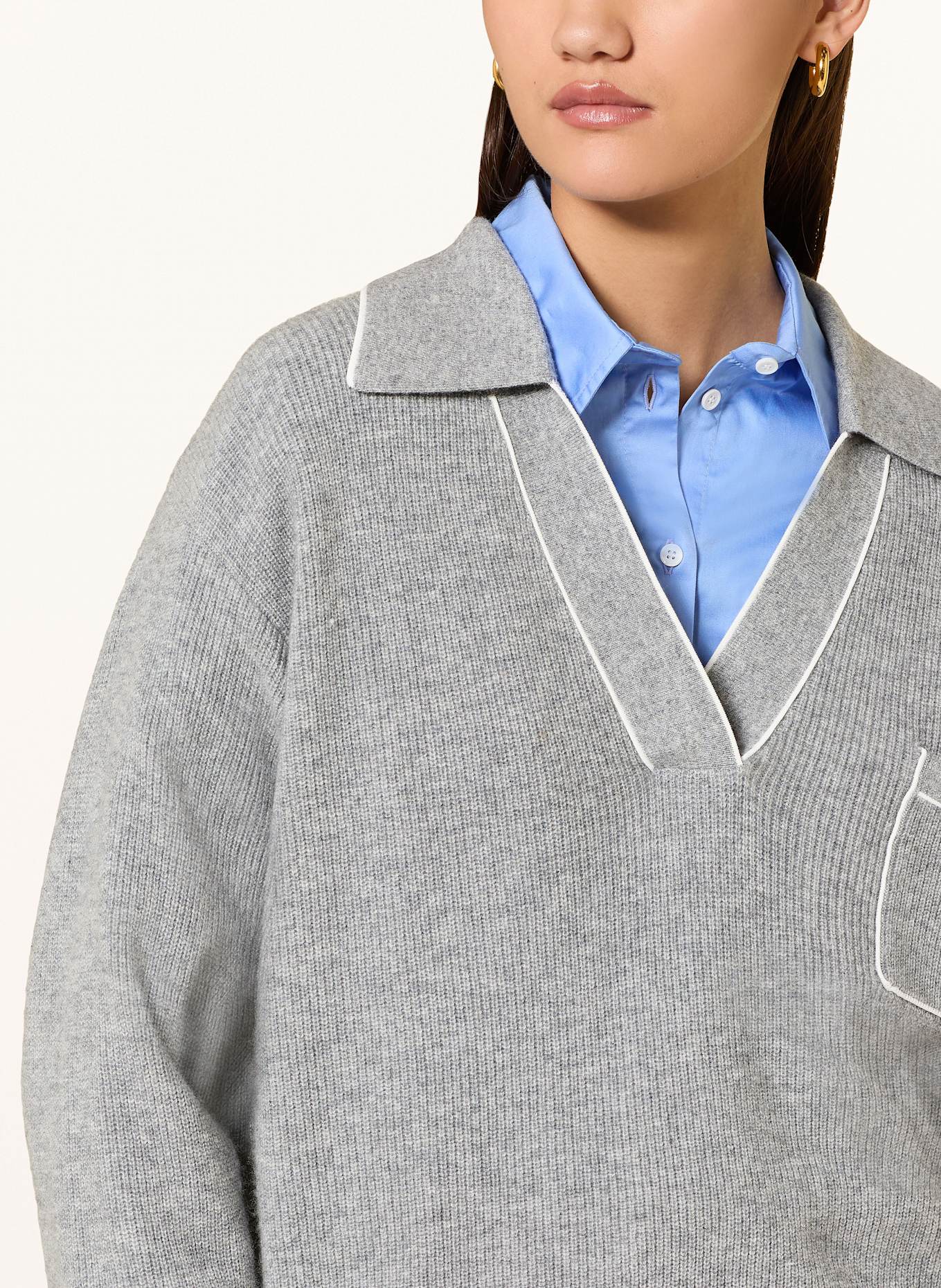 SANDRO Pullover: GRAU