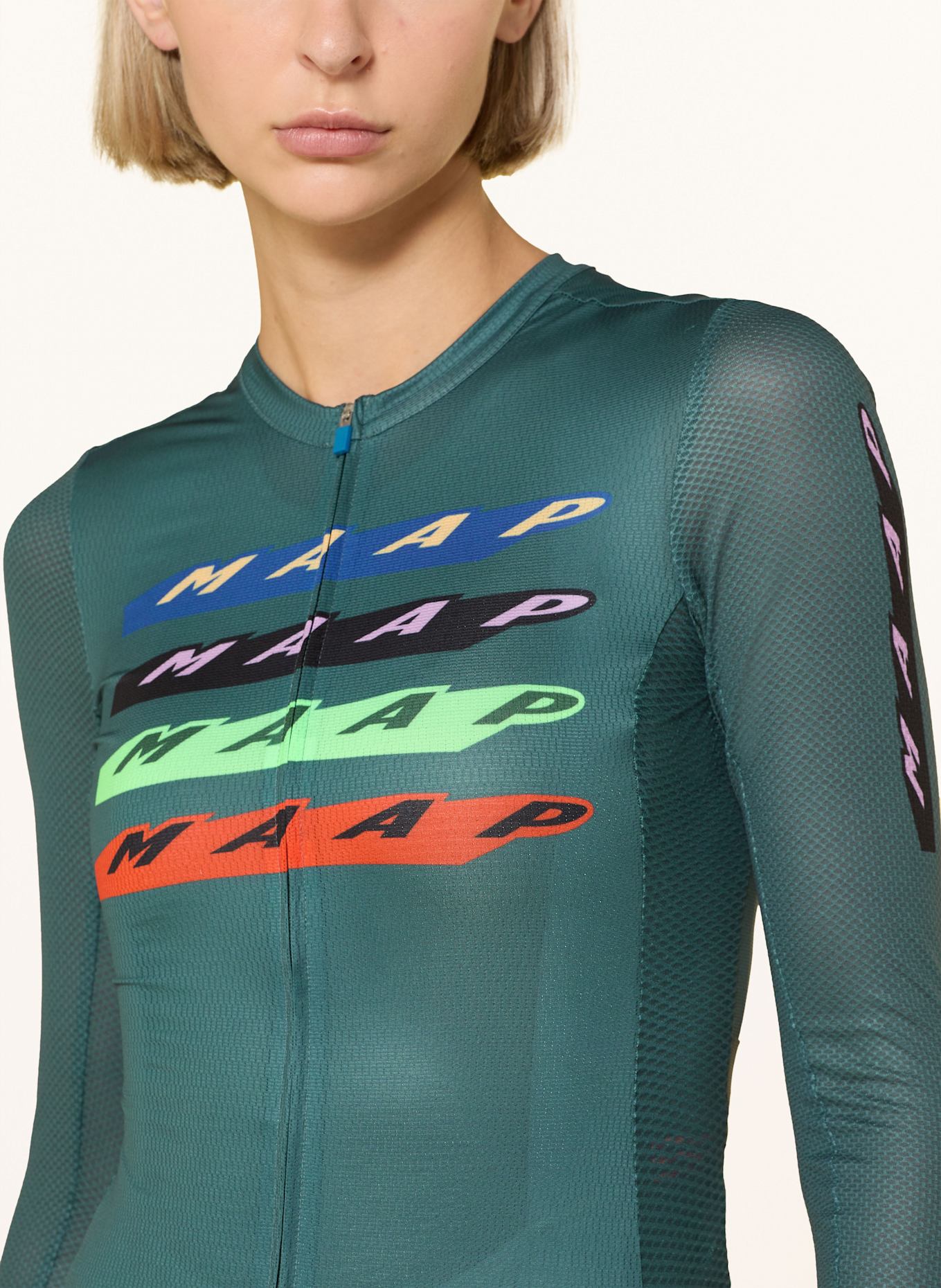 MAAP Radtrikot EVADE X PRO AIR LS JERSEY 3.0: PETROL