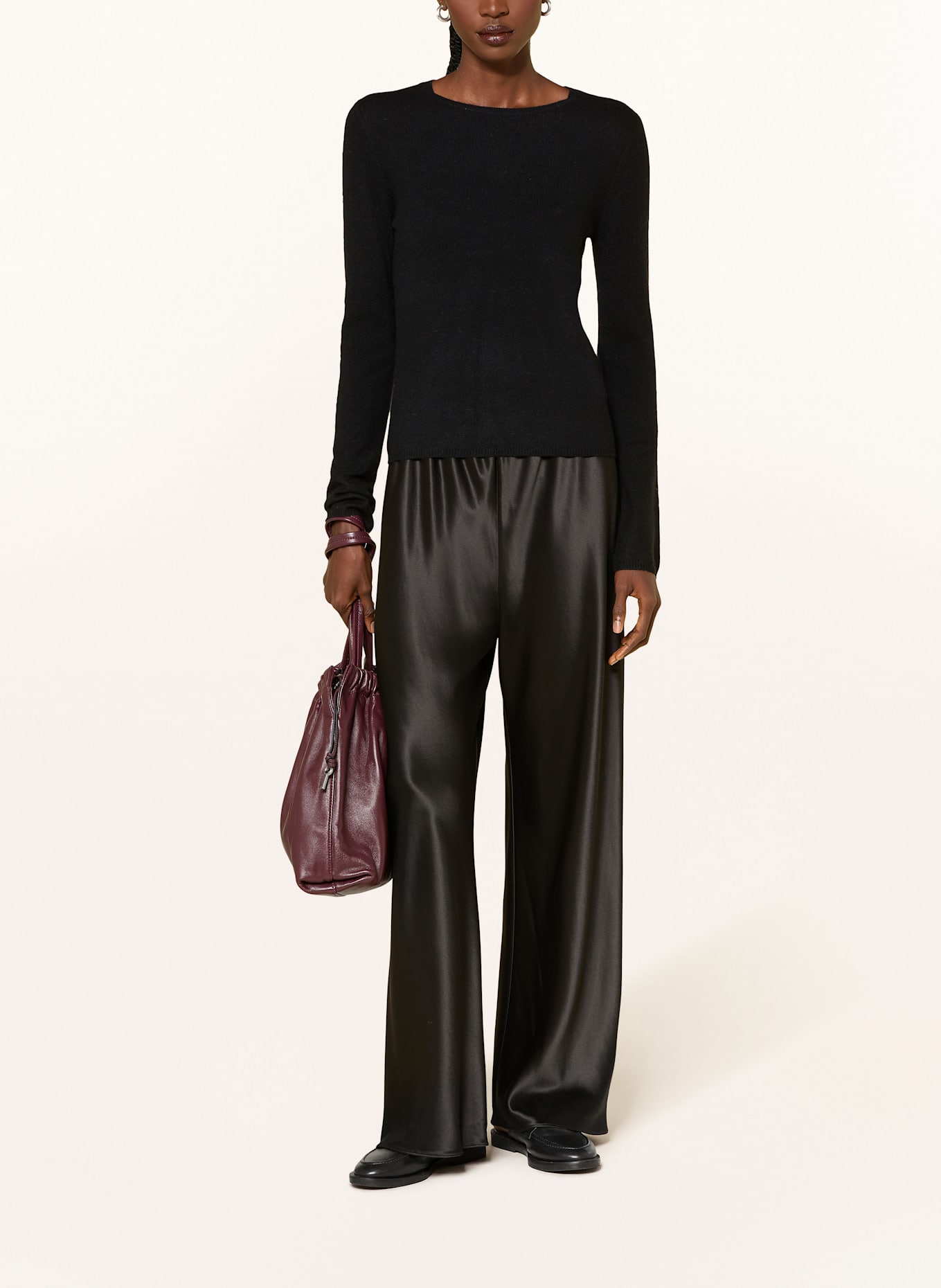 ALMADA LABEL Cashmere-Pullover AWA: SCHWARZ