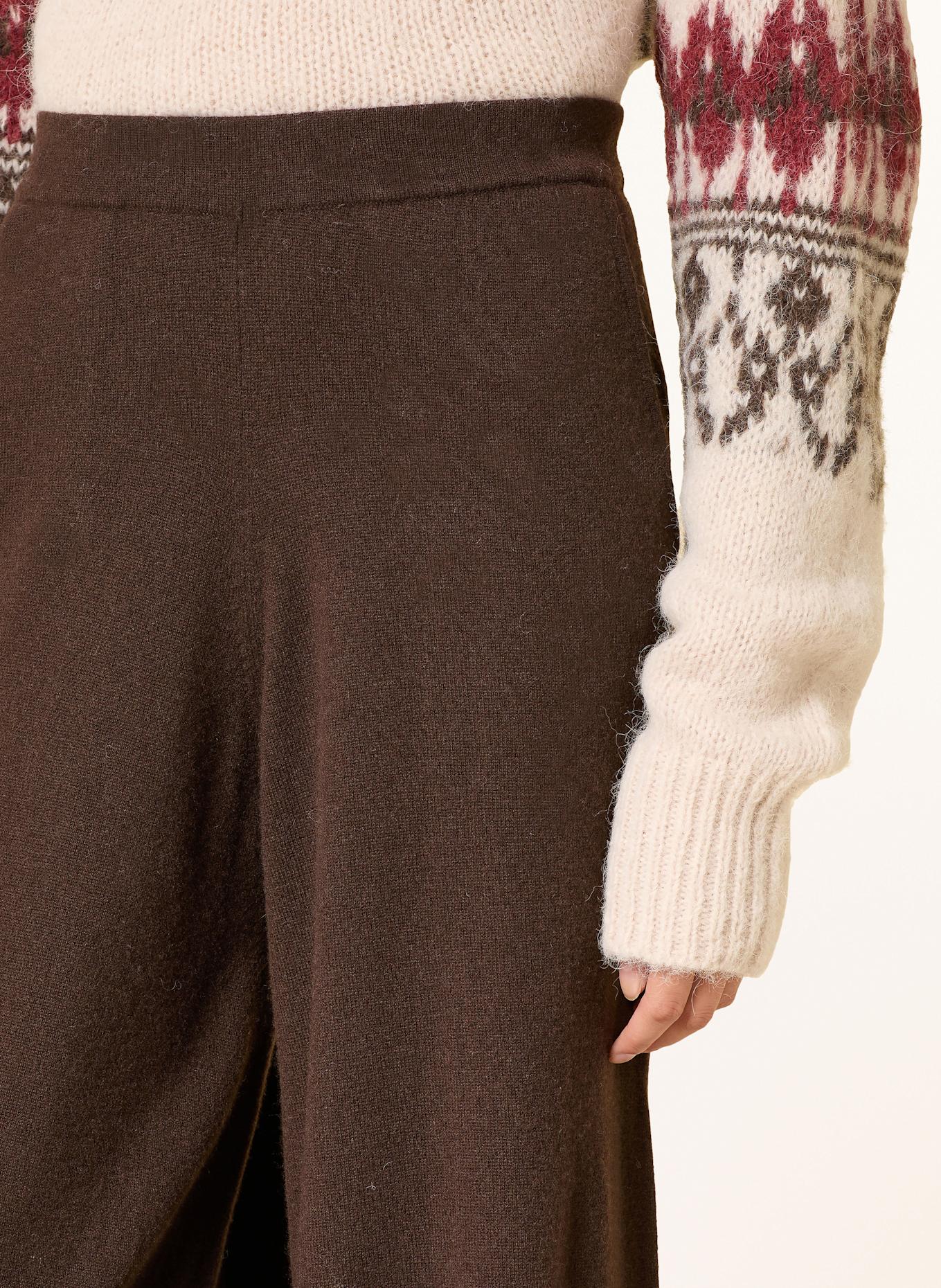 MRS & HUGS Strickhose mit Cashmere: DUNKELBRAUN