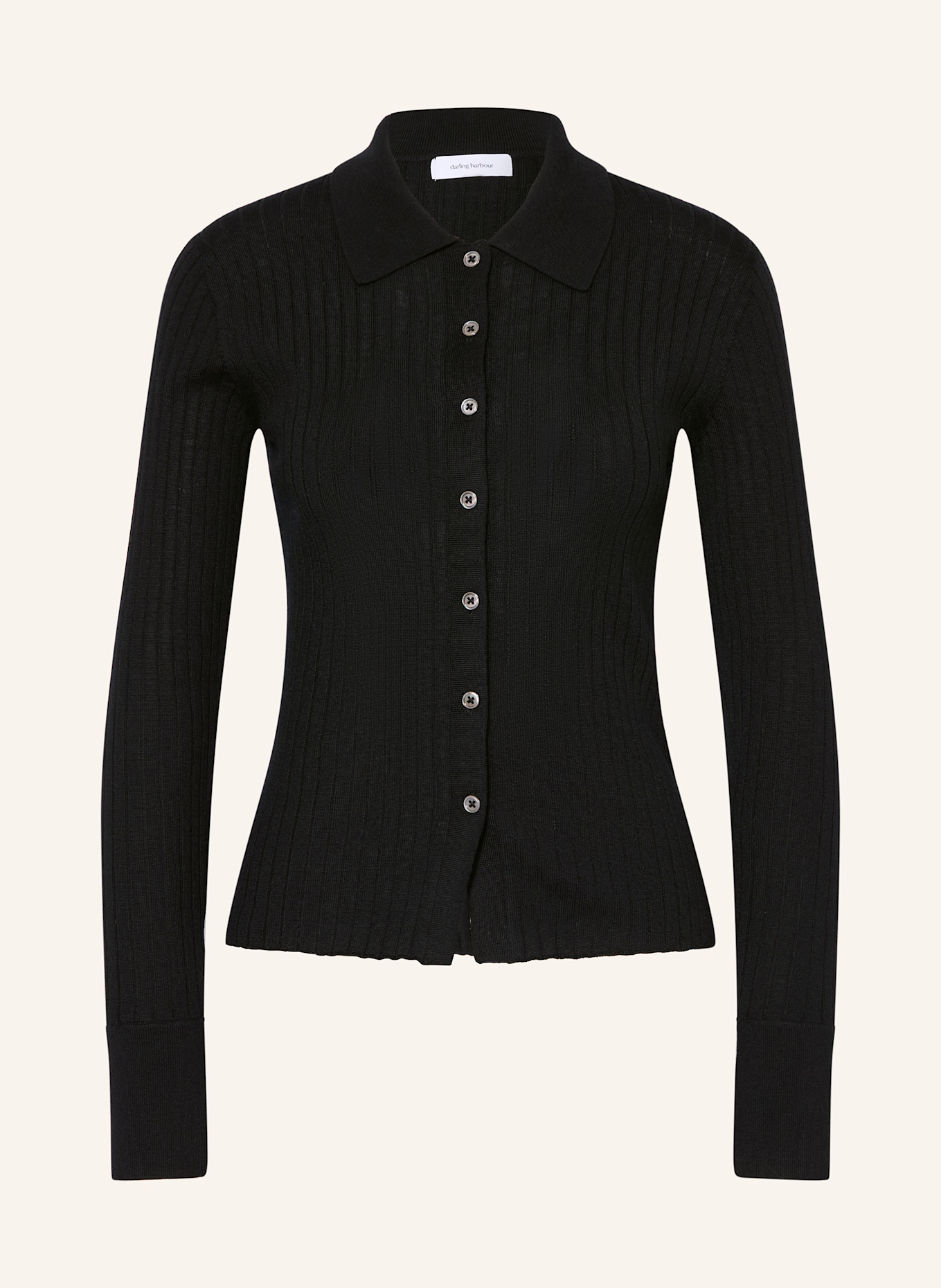 darling harbour Strickjacke: SCHWARZ