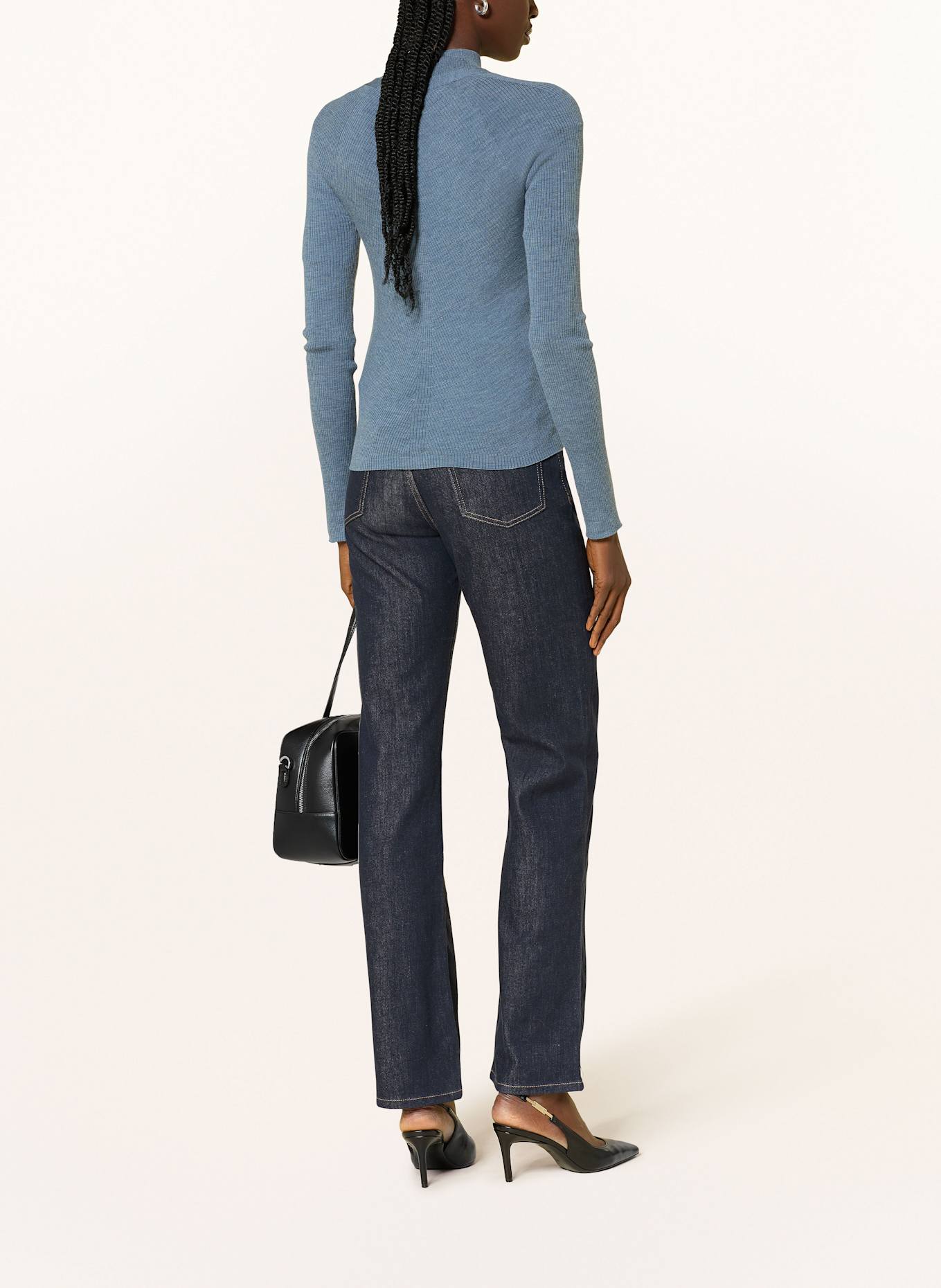 BOSS Strickjacke FRIVA: BLAU