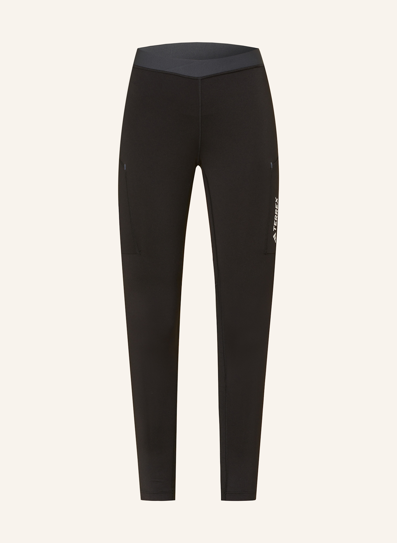 adidas TERREX Tights XPERIOR BRUSHED: SCHWARZ