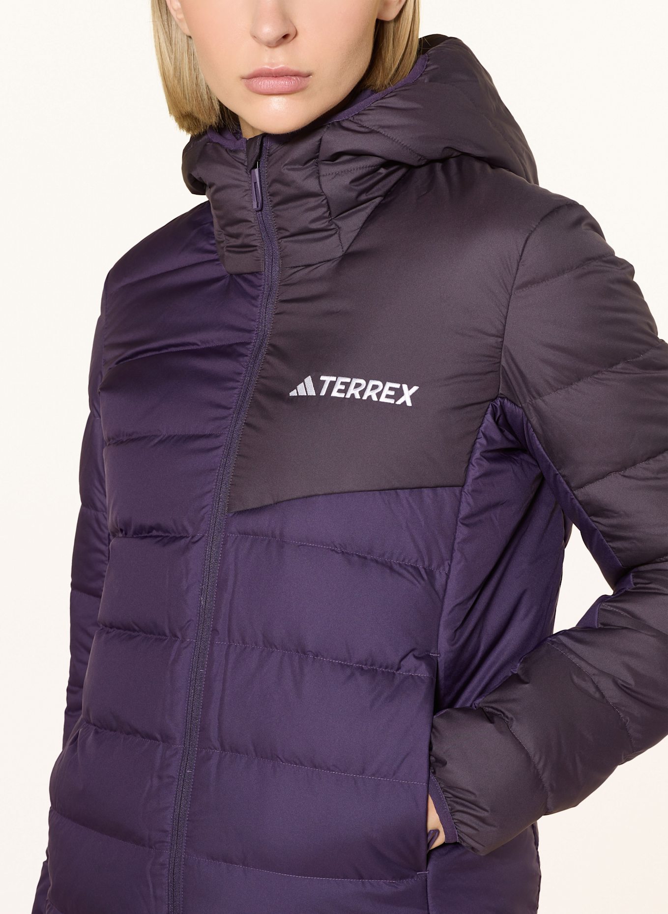 adidas TERREX Daunenjacke MULTI LIGHT DOWN CLIMAWARM: DUNKELLILA