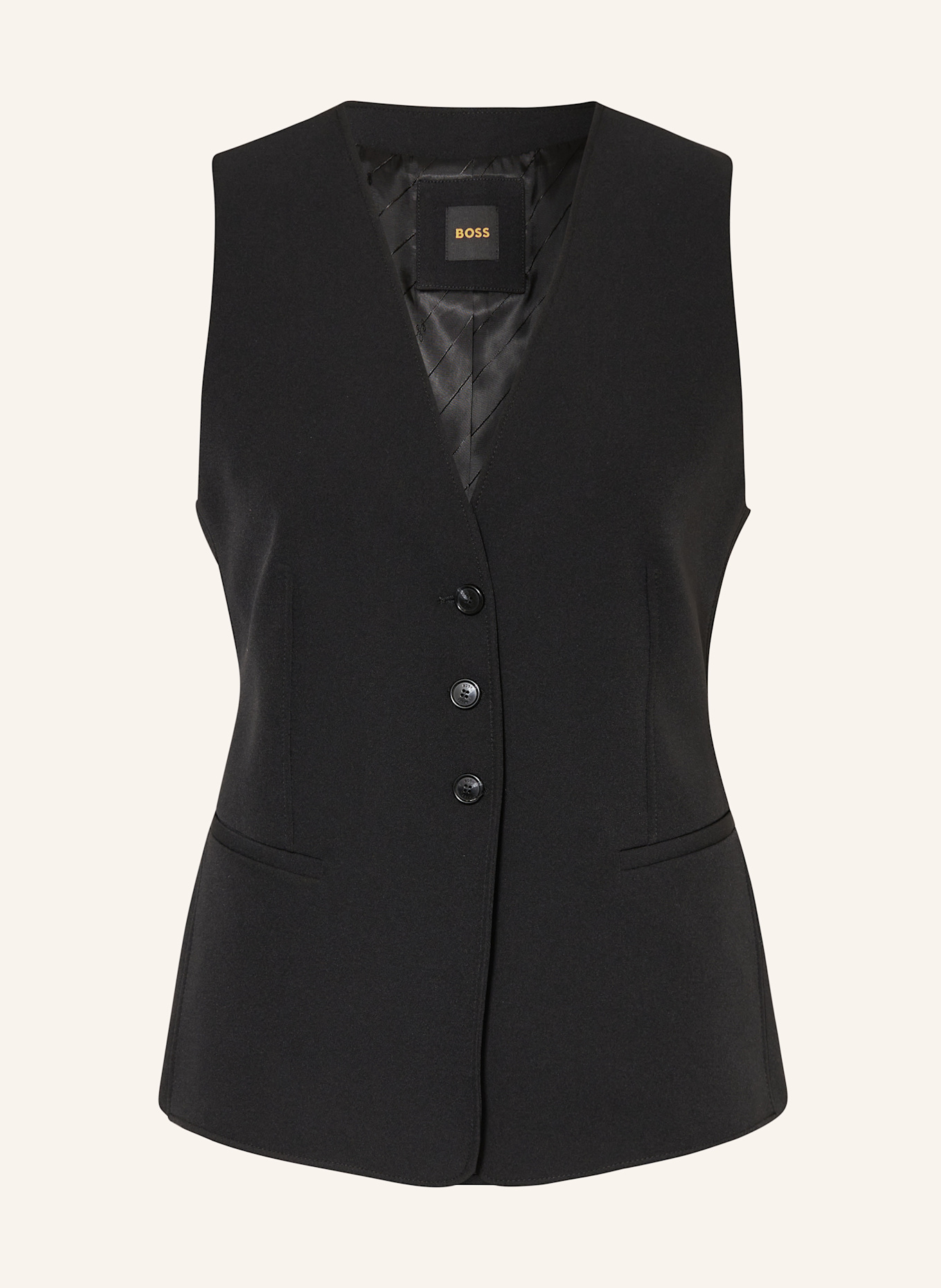 BOSS Blazerweste JAVESTA: SCHWARZ