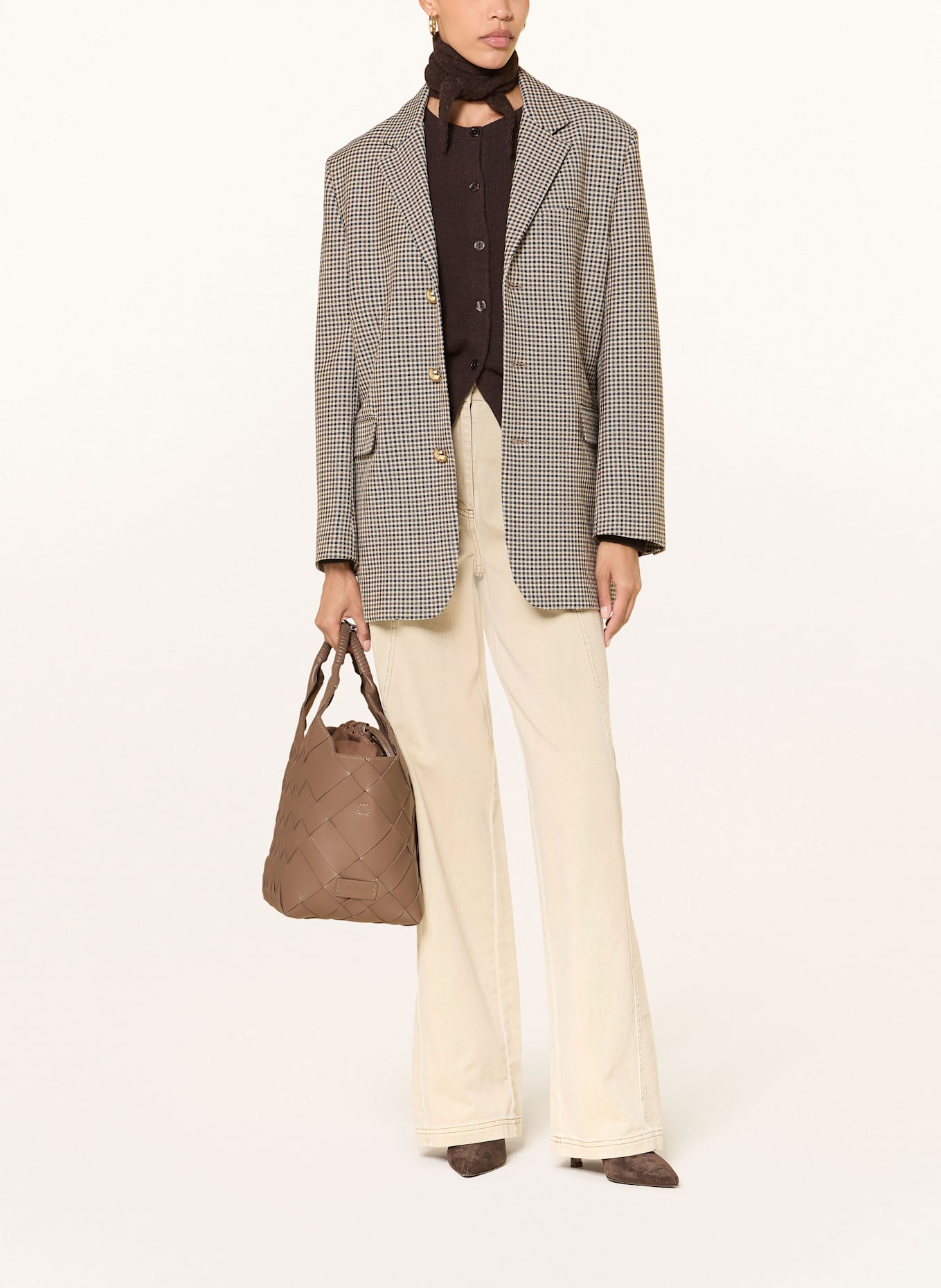 CALA JADE Handtasche MISU LARGE: TAUPE