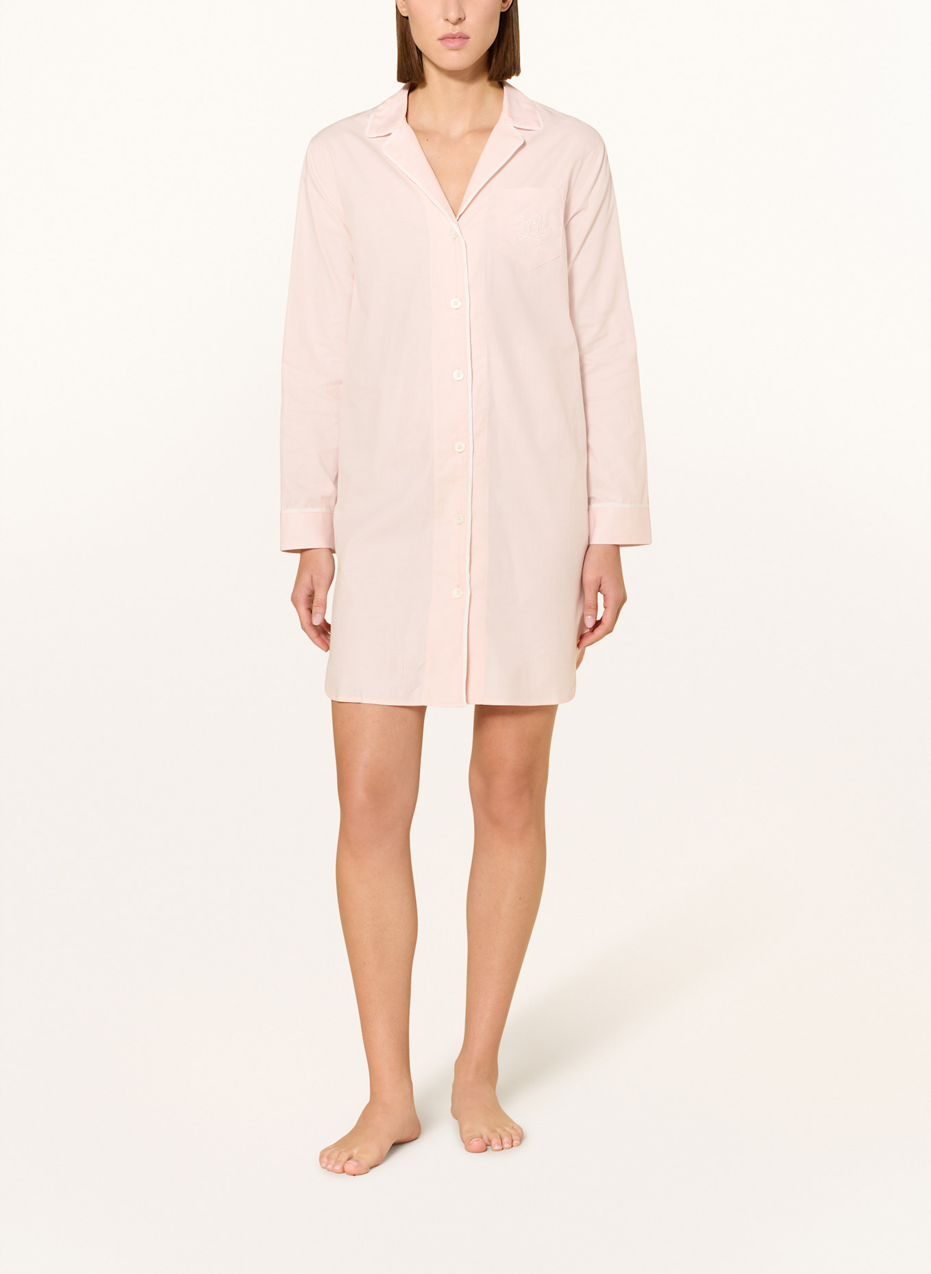 LAUREN RALPH LAUREN Nachthemd: HELLROSA