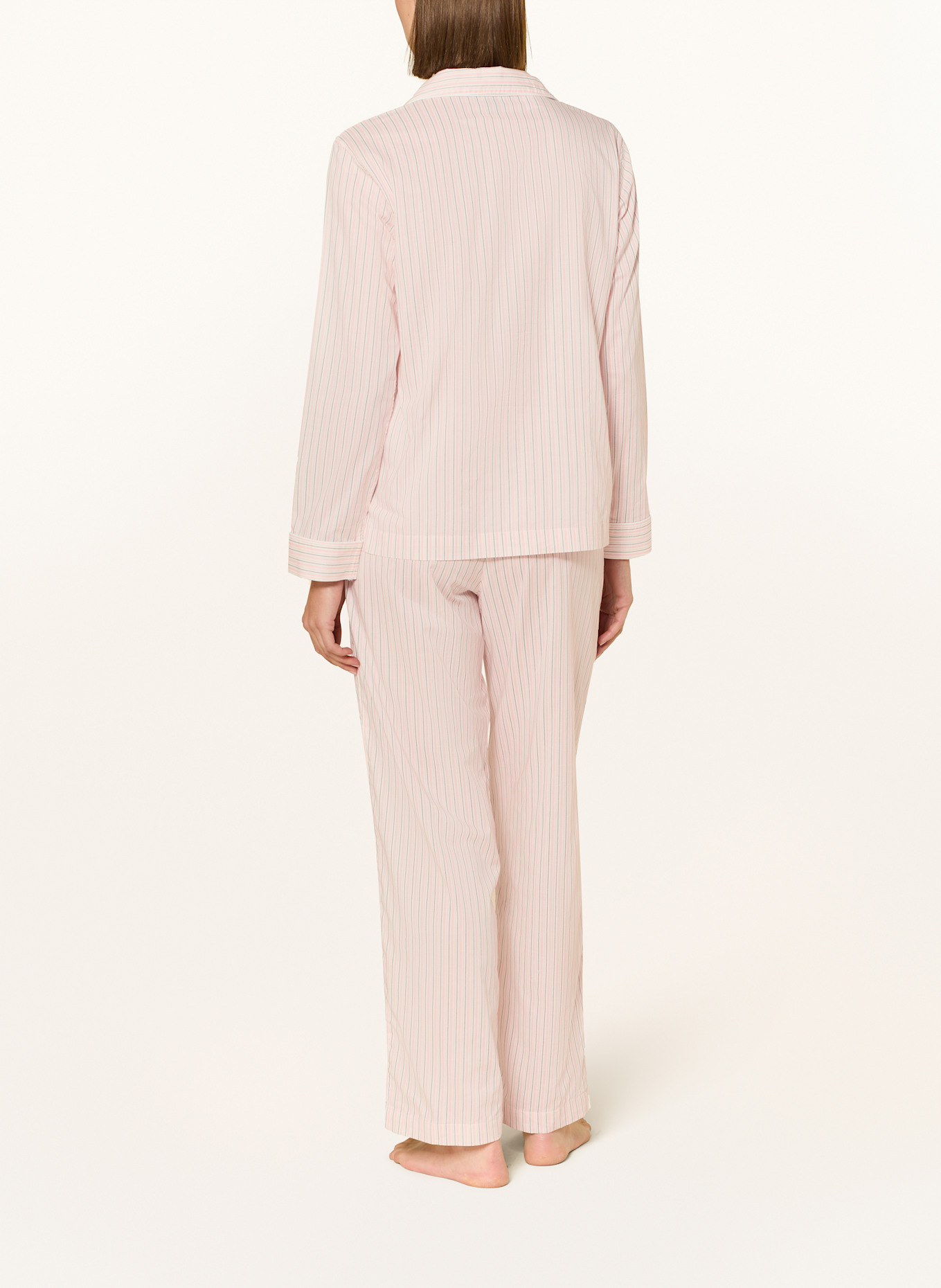 LAUREN RALPH LAUREN Schlafanzug: ROSA / WEISS / SCHWARZ