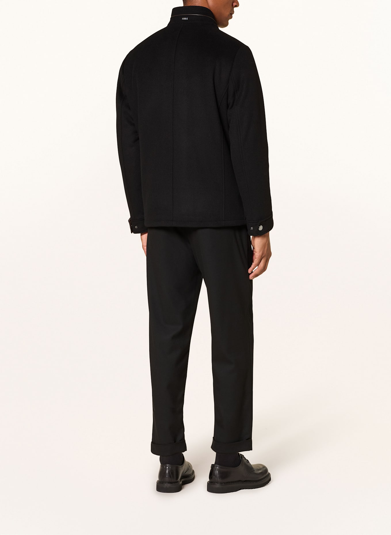 bugatti Fieldjacket mit Blende: SCHWARZ