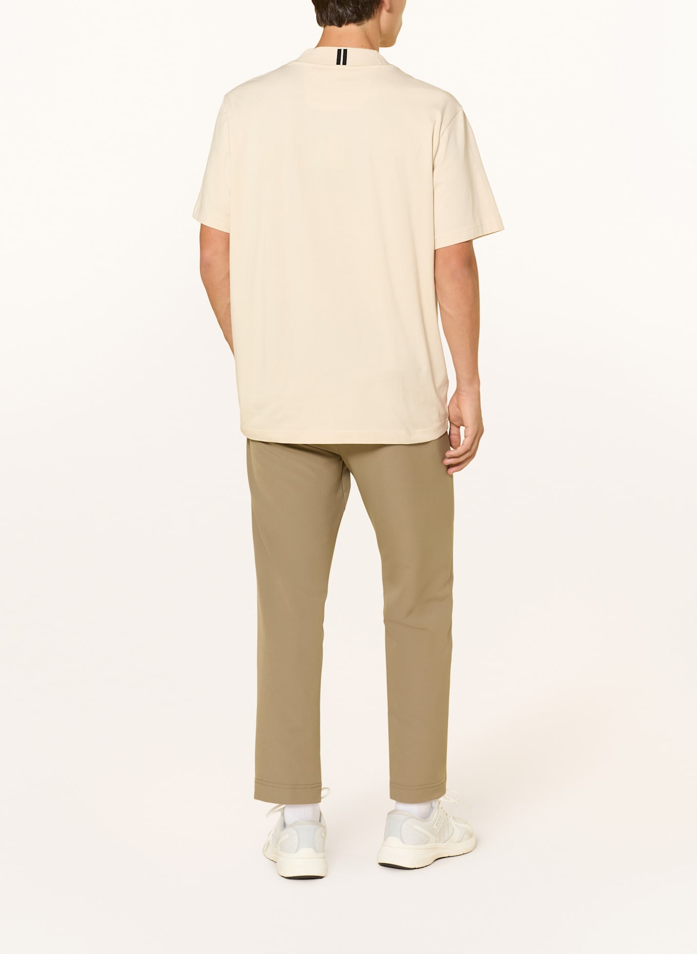 BOSS T-Shirt COLLAR ZONE: ECRU