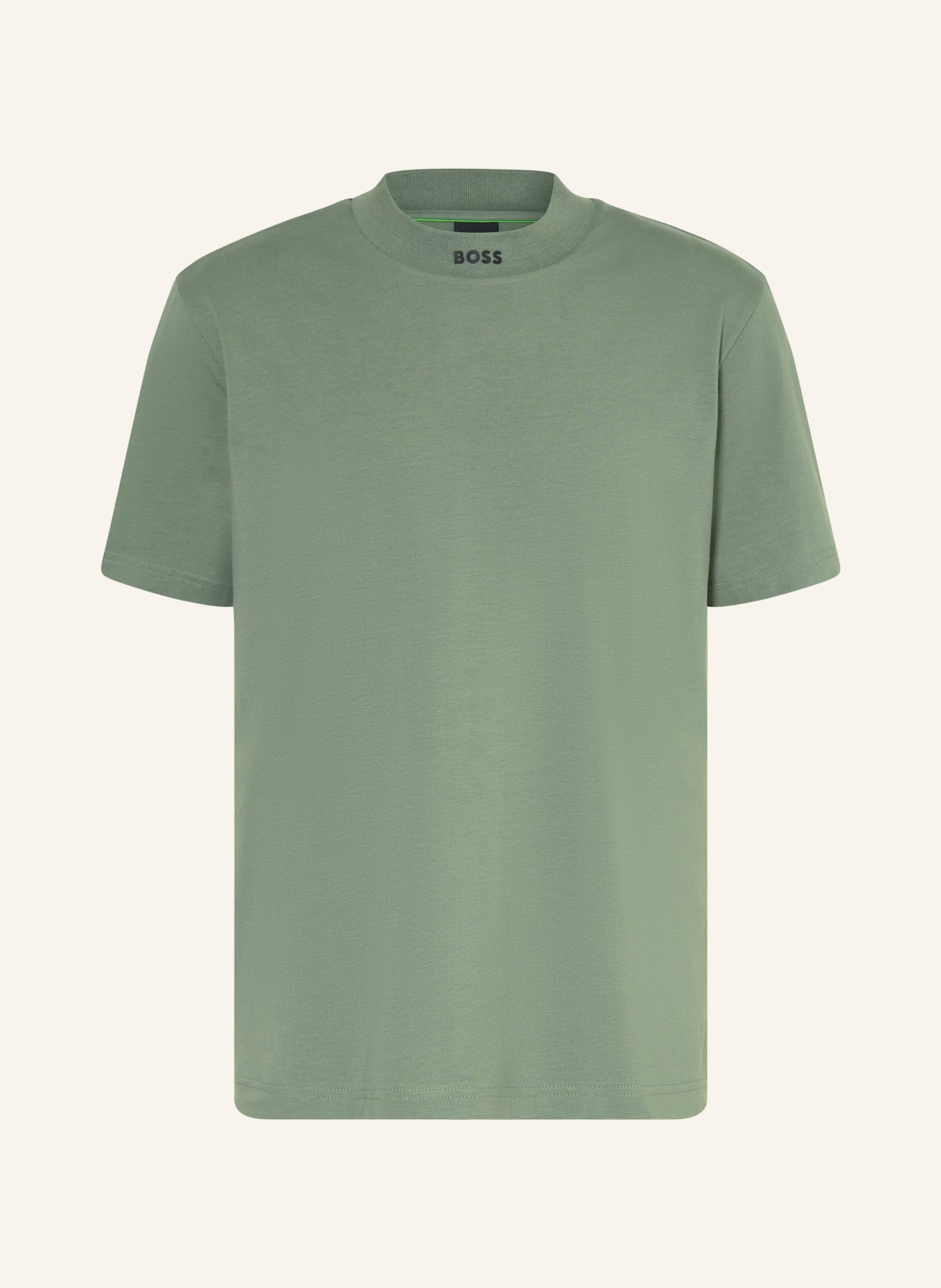 BOSS T-Shirt COLLAR ZONE: GRÜN