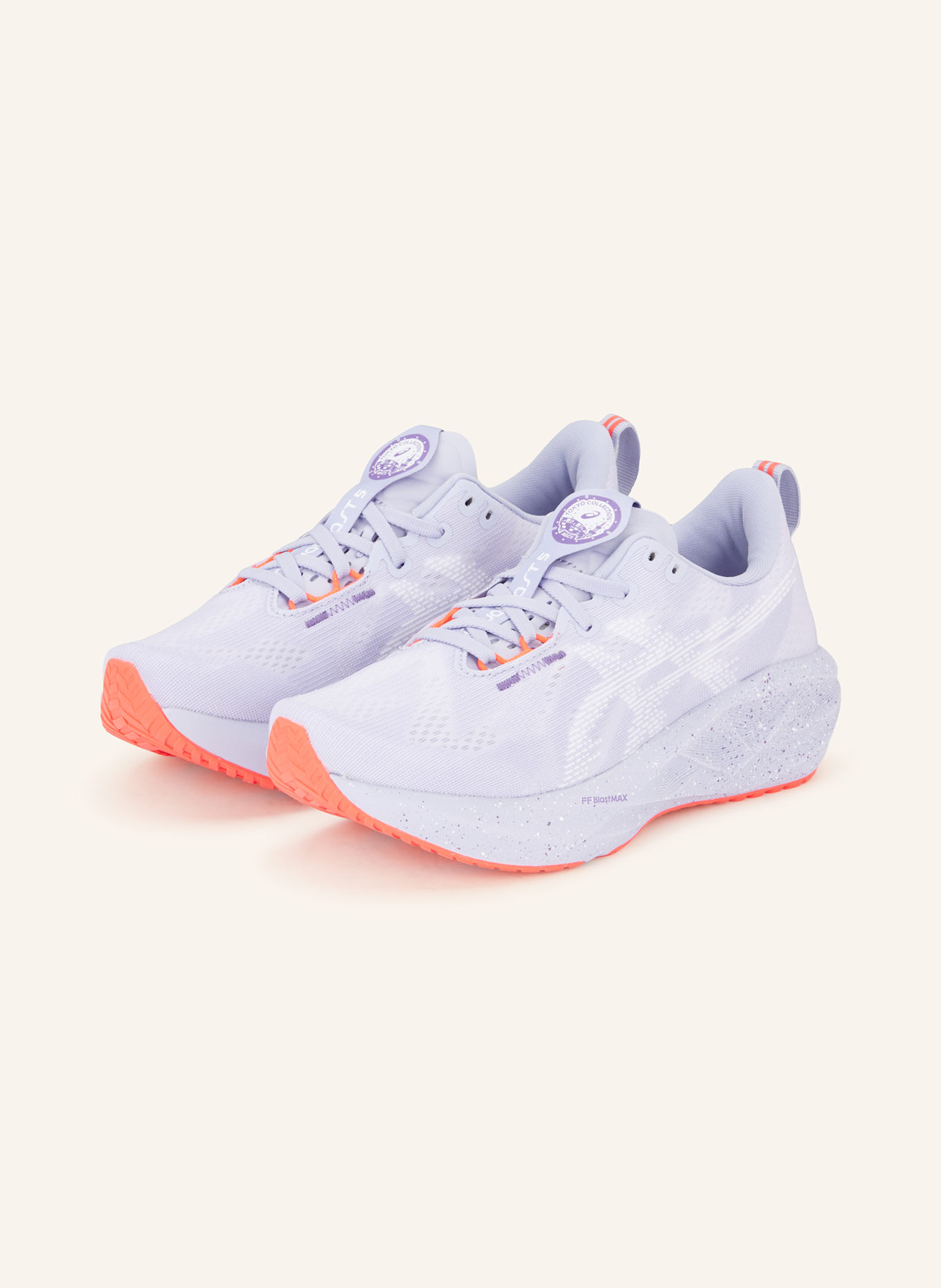 ASICS Laufschuhe NOVABLAST 5 TOKYO: HELLLILA / WEISS