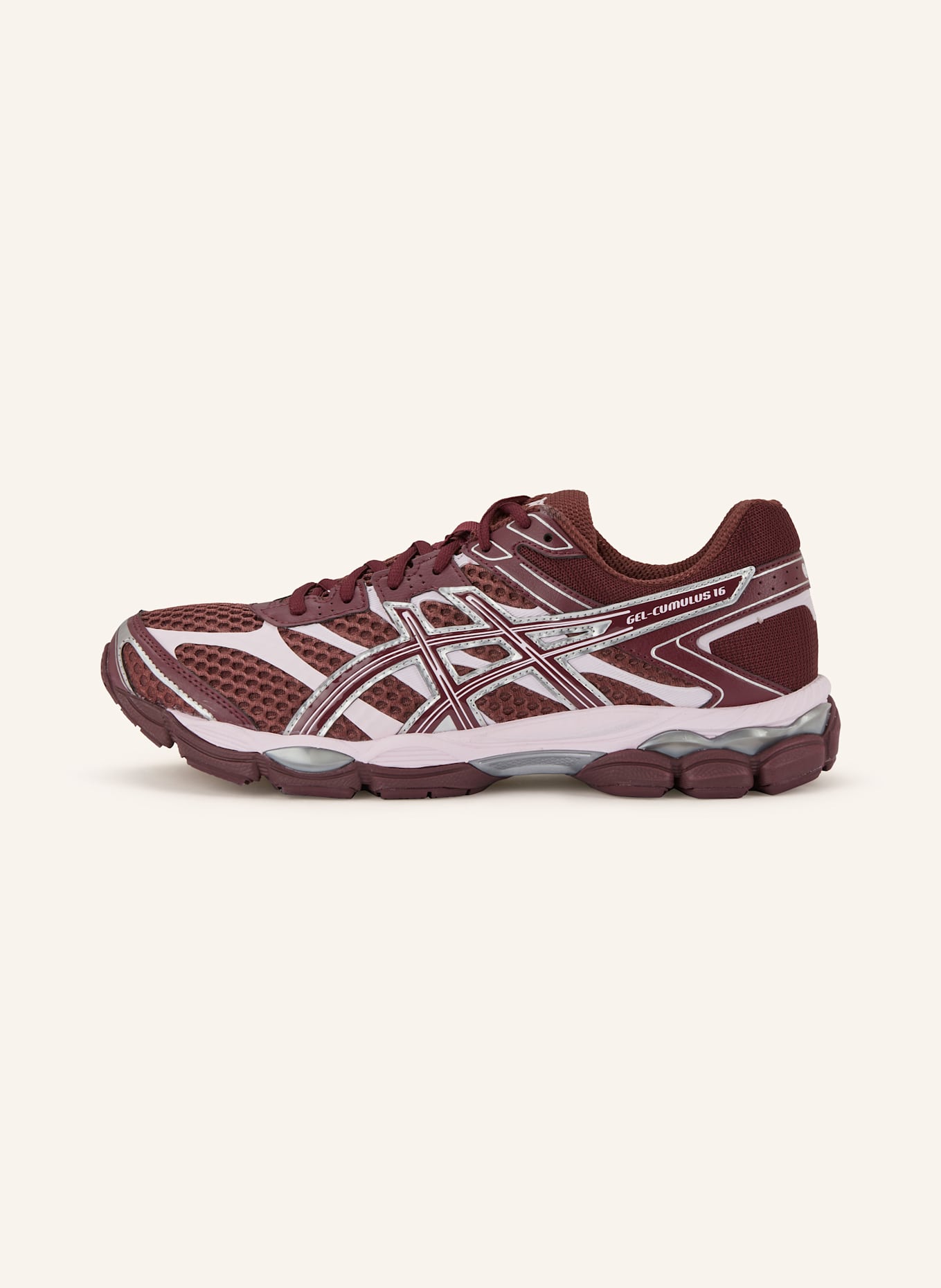 ASICS Sneaker GEL-CUMULUS 16: DUNKELROT / HELLROSA
