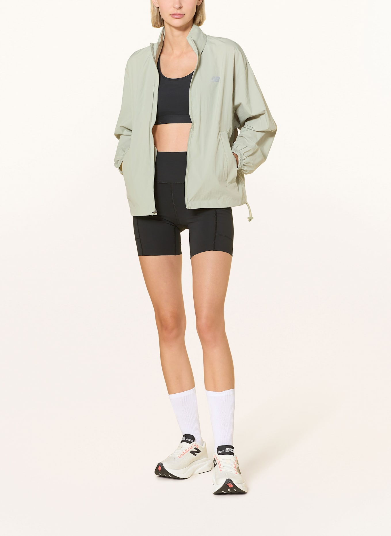 new balance Laufjacke ATHLETICS PACKABLE: HELLGRÜN